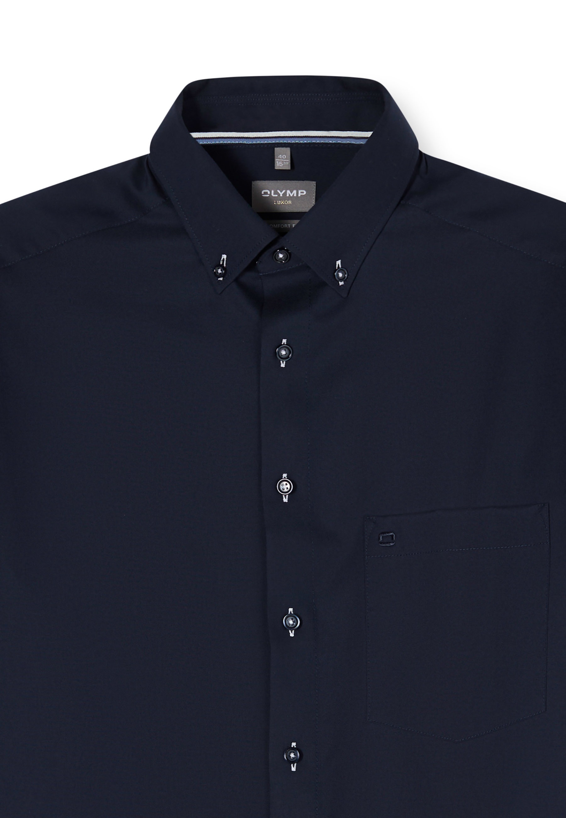 OLYMP Luxor Button-down Shirt Navy 44 4