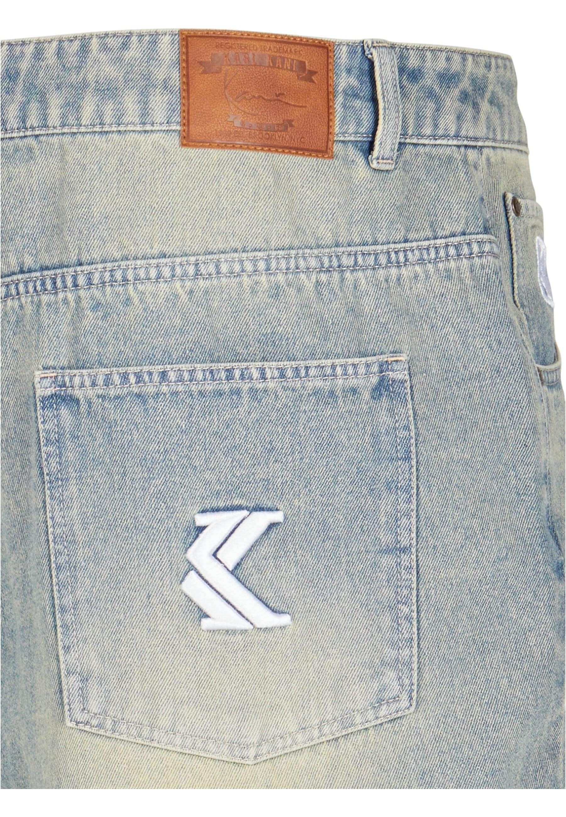 Karl Kani Shorts »Karl Kani Herren Karl Kani OG Denim Baggy Jorts«, (1 tlg.)
