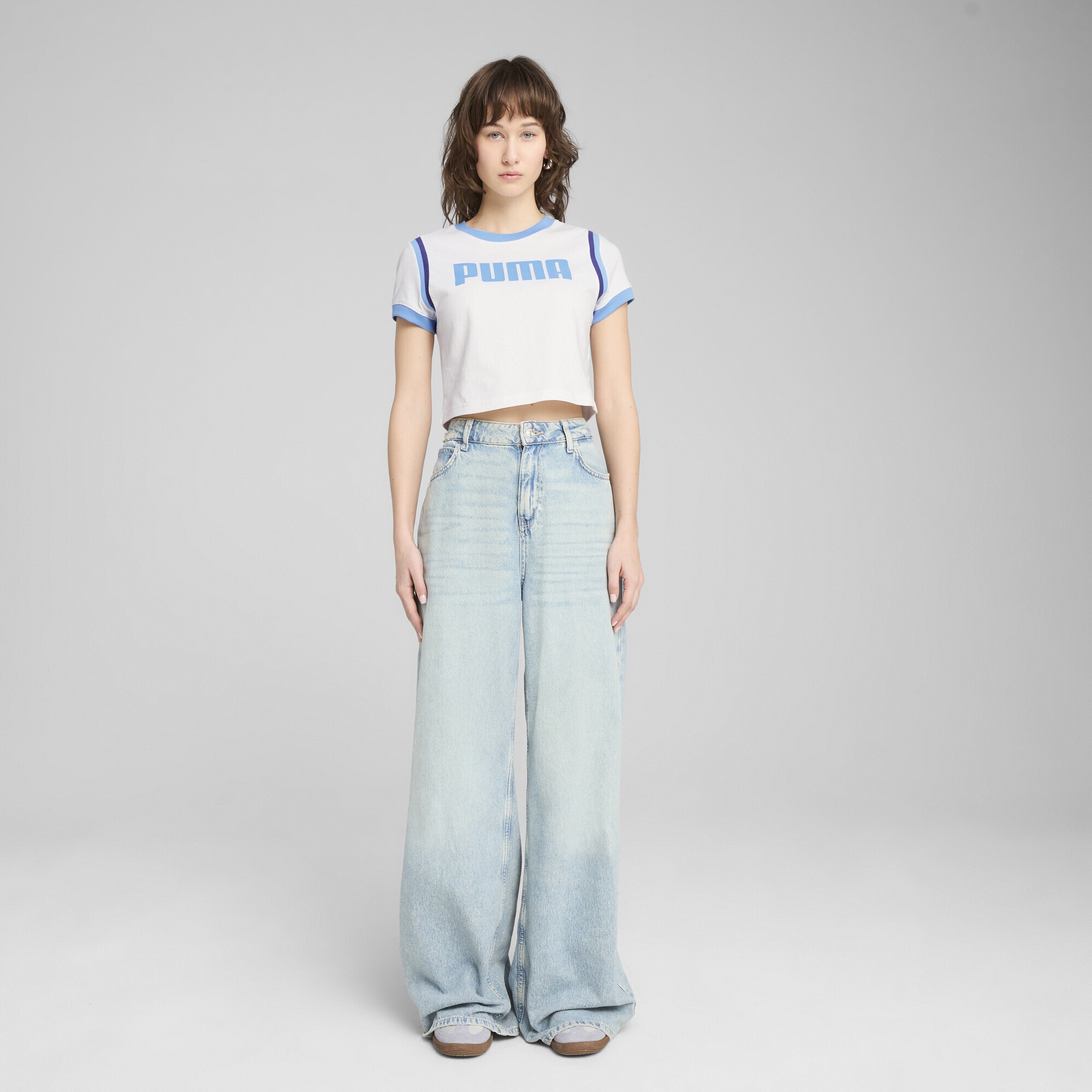 PUMA T-Shirt »FUTURE.PUMA.ARCHIVE Kurzes figurbetontes T-Shirt Damen«