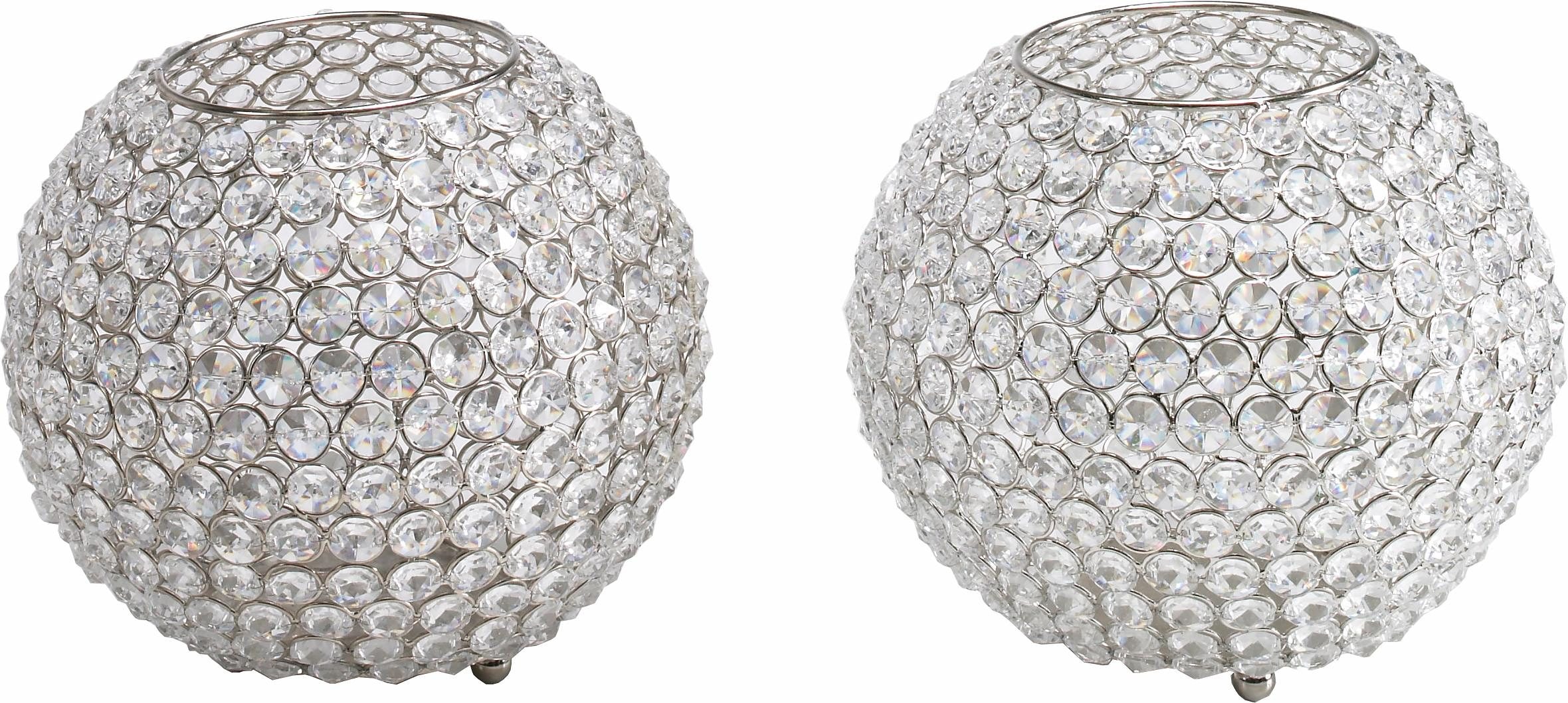 Home affaire Windlicht "Kristall" günstig online kaufen