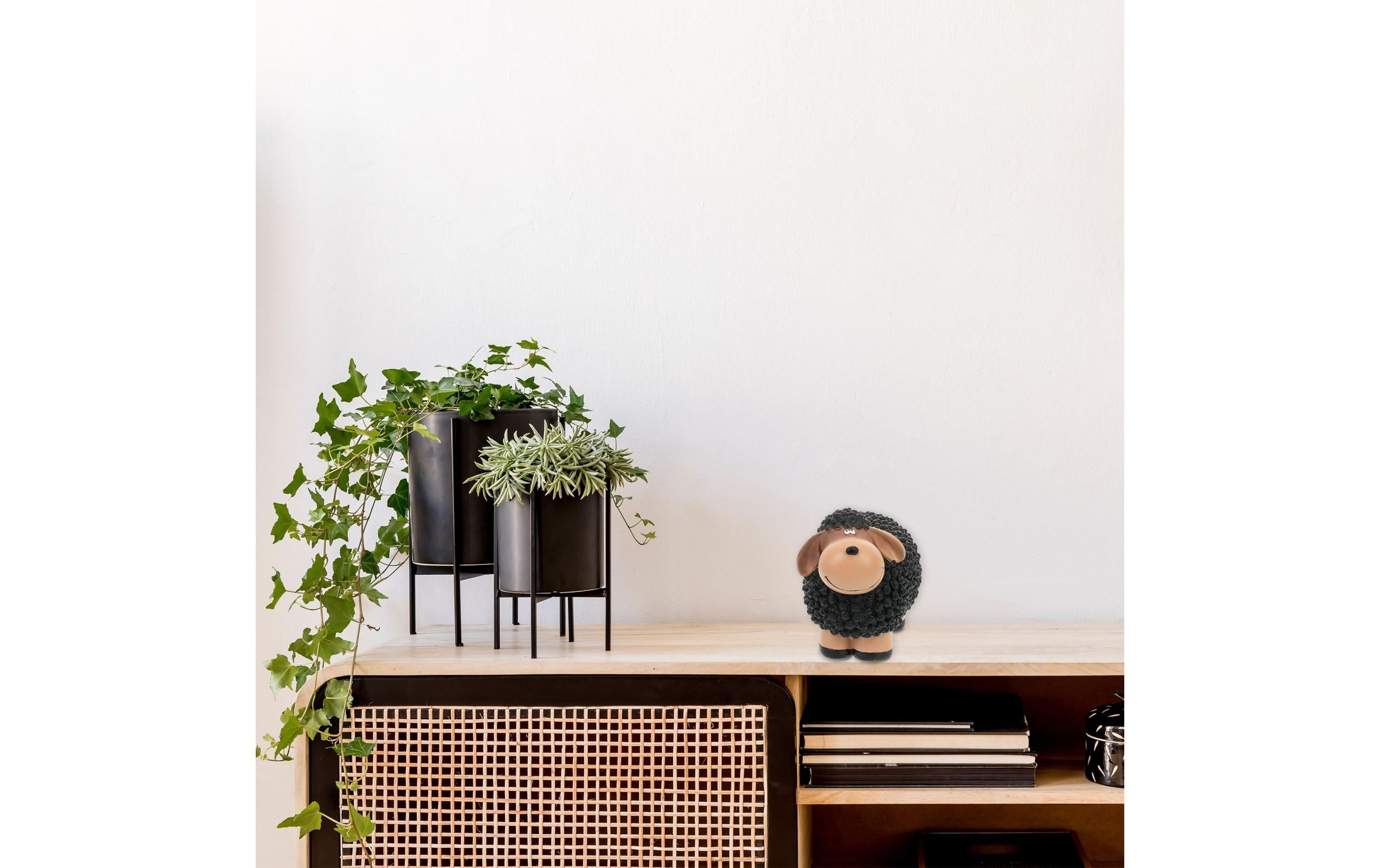 relaxdays Dekofigur »Schaf 18 cm, Braun/Schwarz«