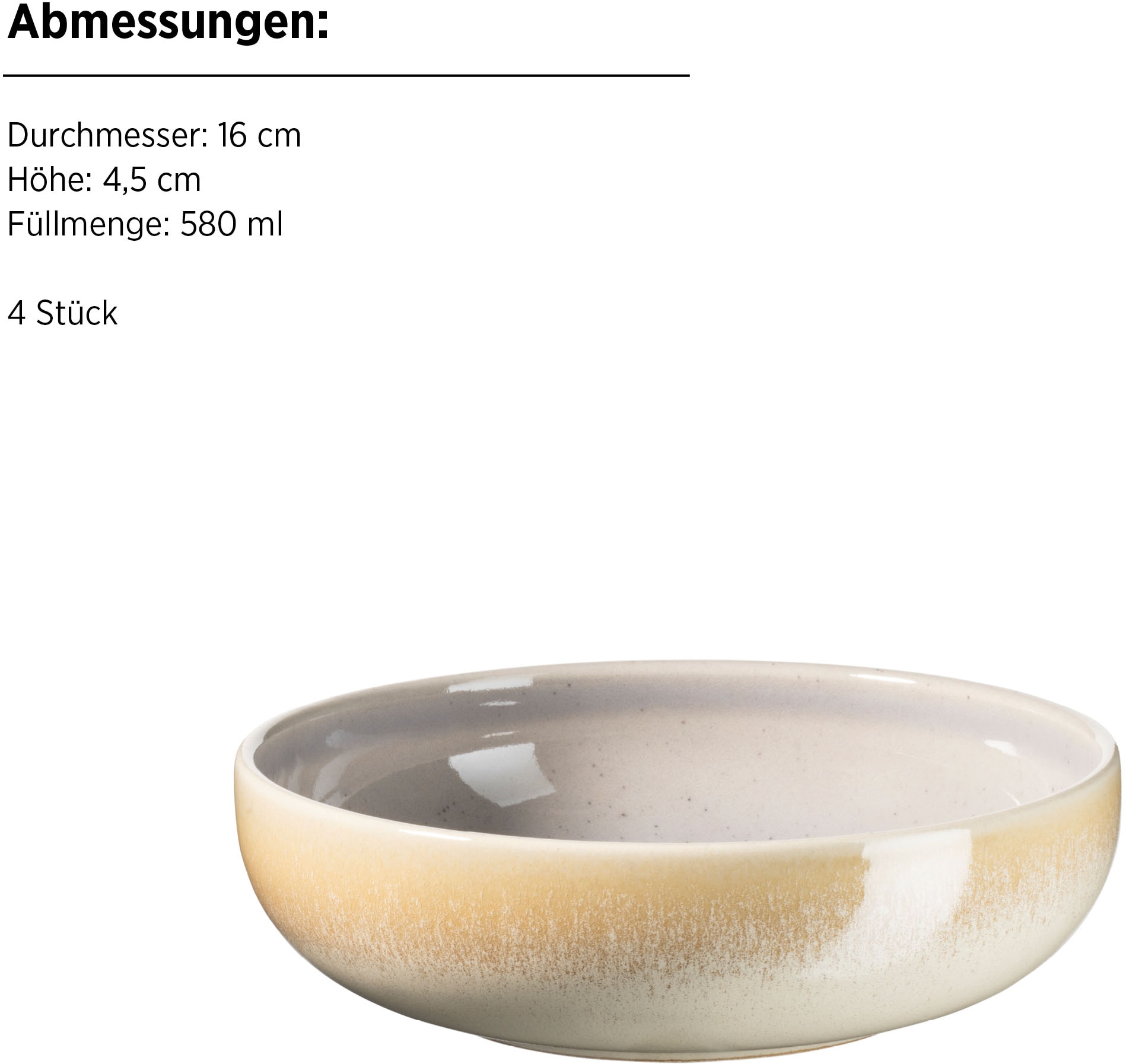 MÄSER Frühstücks-Geschirrset »CANDY, aus Steinzeug«, (Set, 12 tlg.), Geschirr-Set, Service