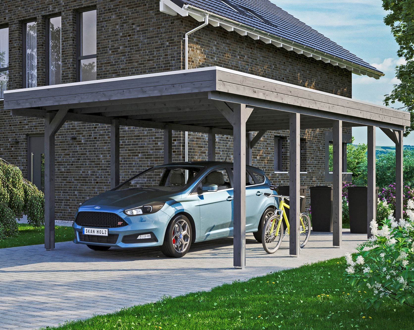Skanholz Stoginė automobiliui »Friesland« Ficht...