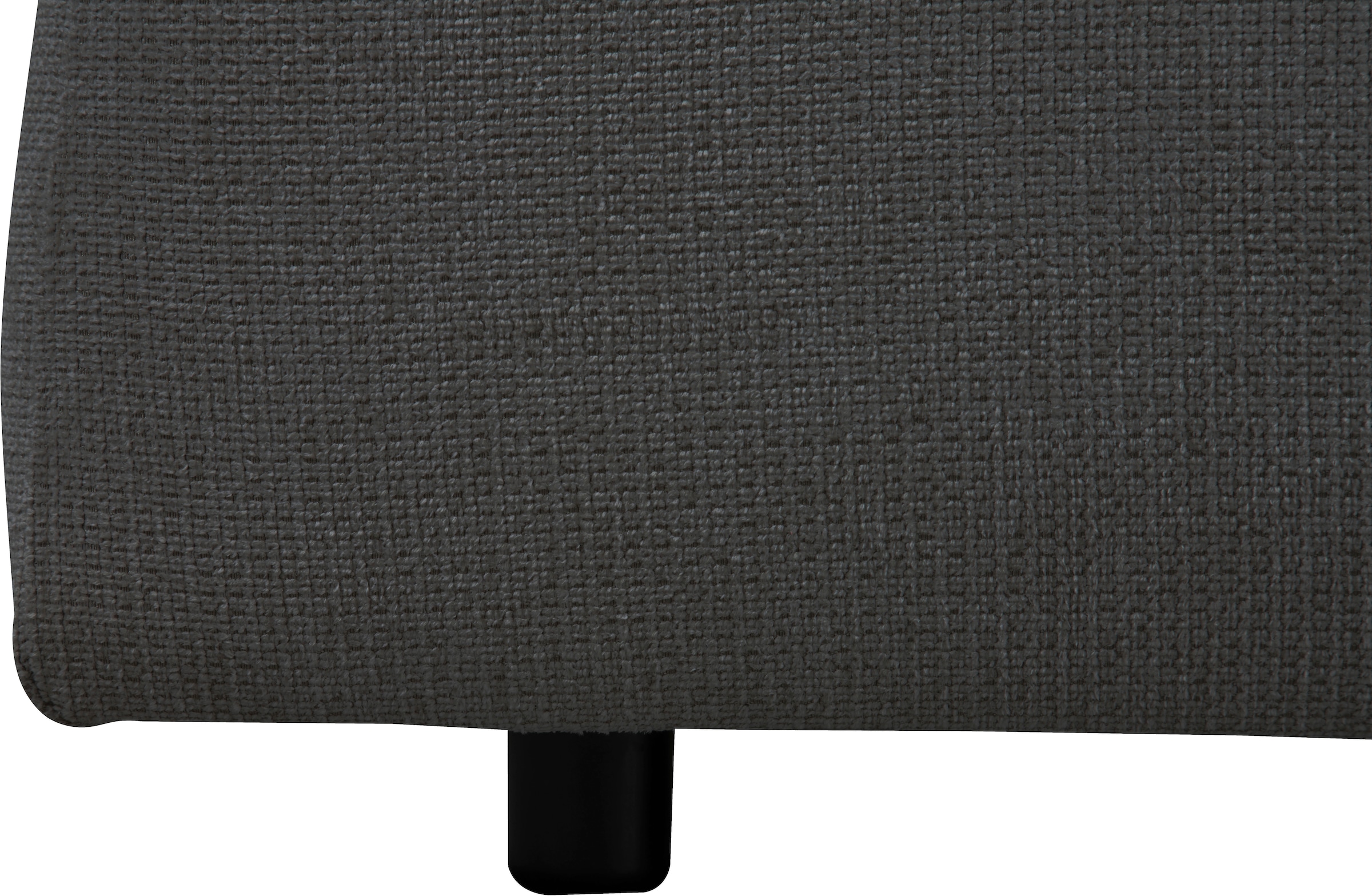andas Ecksofa »Linkka, Breite 301 cm«, L-Form, in einem weichen Chenille-Stoff, mit Wellenunterfederung