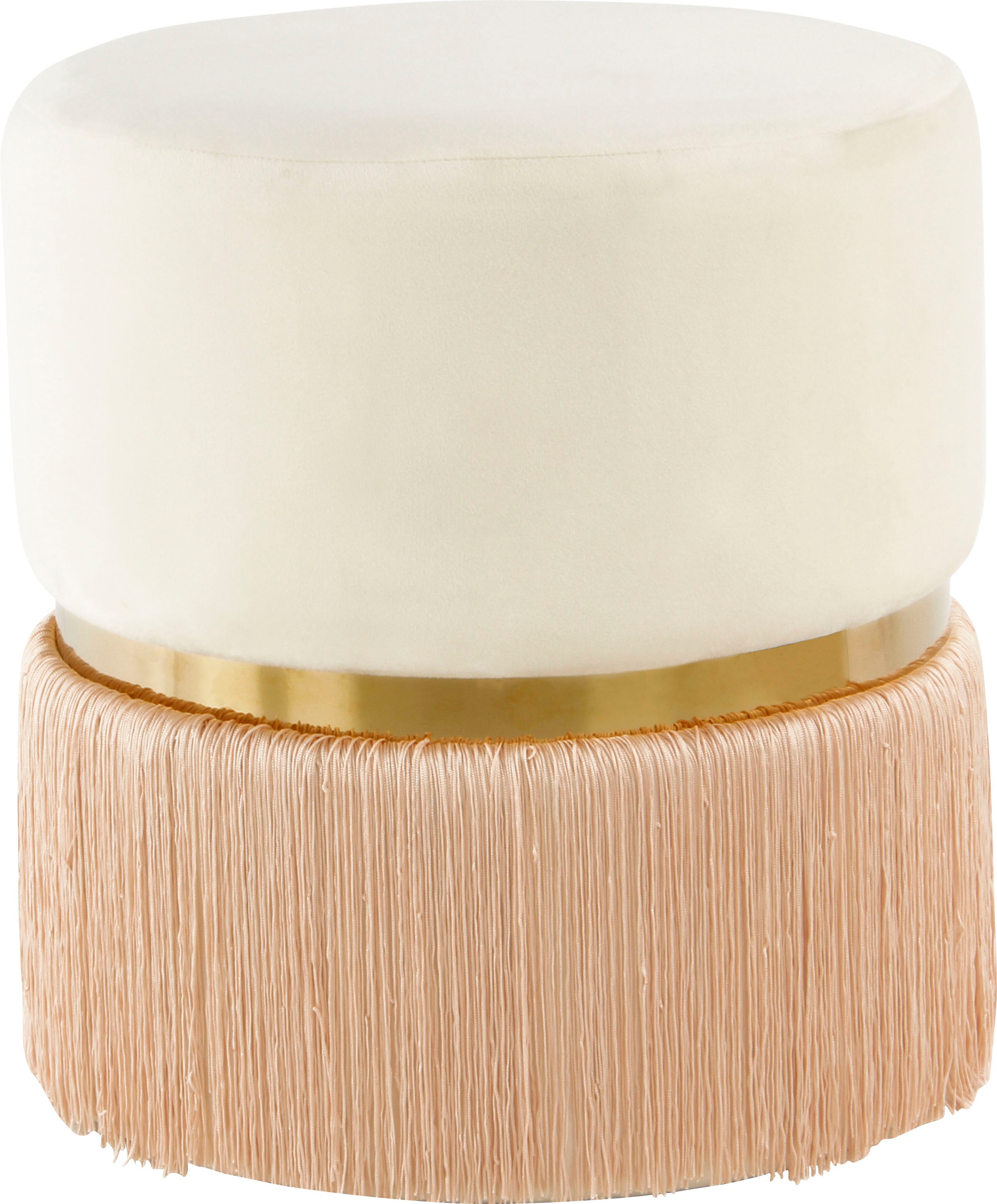 Kayoom Sitzhocker "Hocker Rebecca 825, Sitzpouf in runder Form,mit samtigem günstig online kaufen