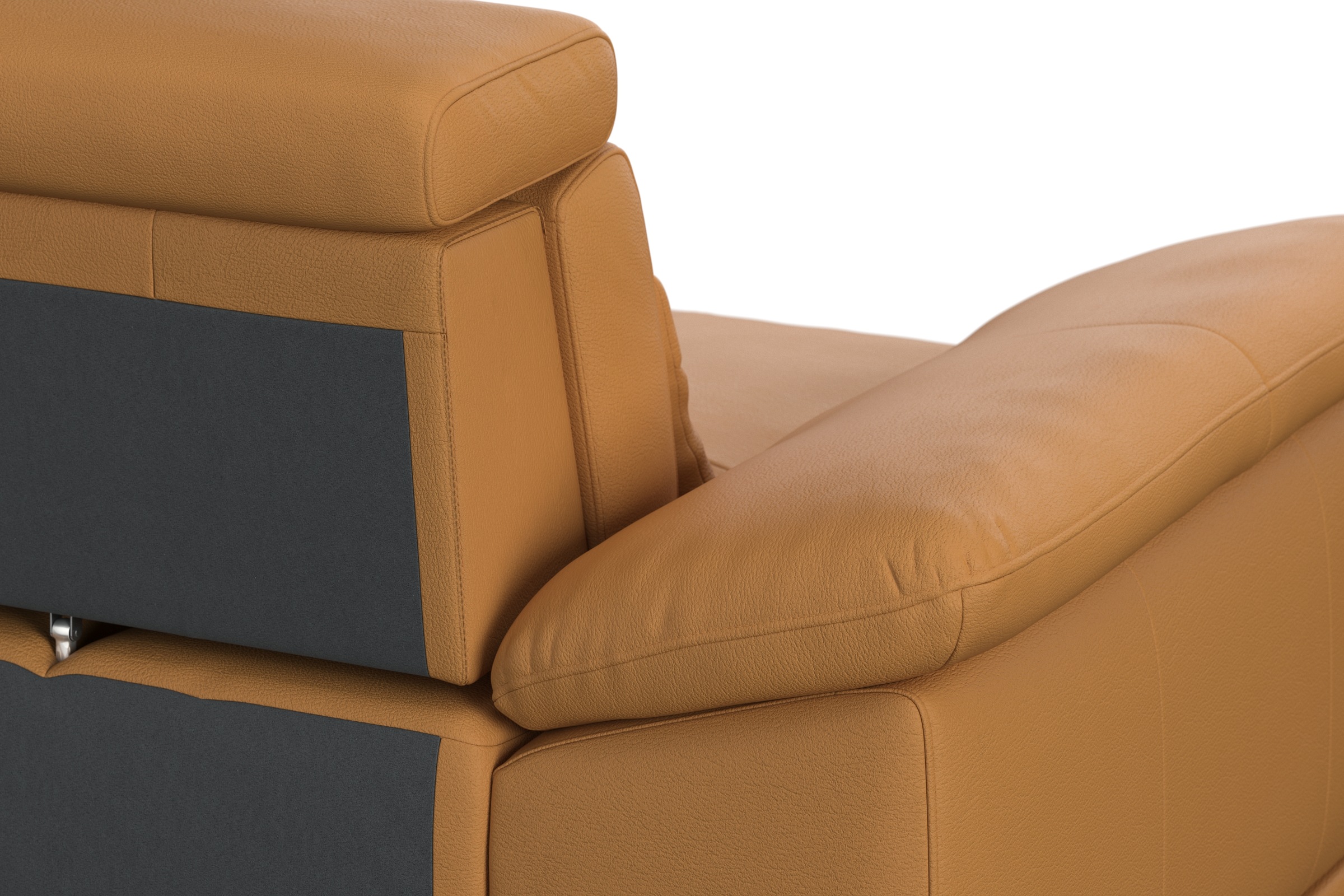 sit&more Ecksofa »Cabrio L-Form, mit Sitztiefenverstellung, Arm- und Kopfteilverstellung«, 3 Nierenkissen, Federkern, optional Bettfunktion und Stauraum