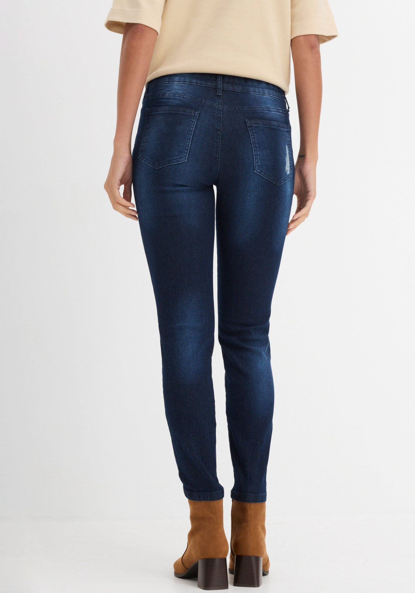 bonprix Skinny-fit-Jeans 1 tlg. Skinny-fit, mit Destroy-Effekten, in vielen Größen erhältlich