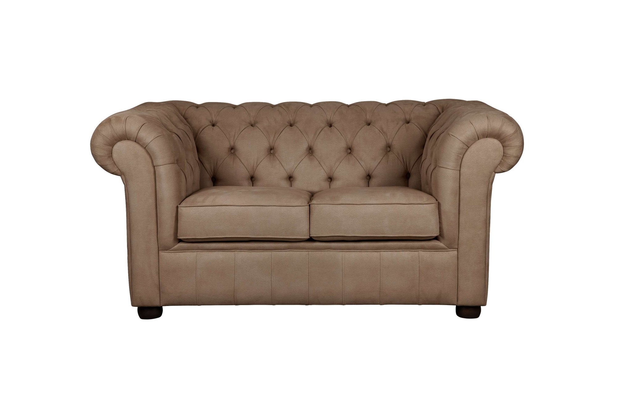 Home affaire 2-Sitzer »CHARENTE, Chesterfield-Sofa, Wellenfederung, Maße: B/T/H: 147/89/74 cm«, mit edler Knopfheftung und typischen Armlehnen