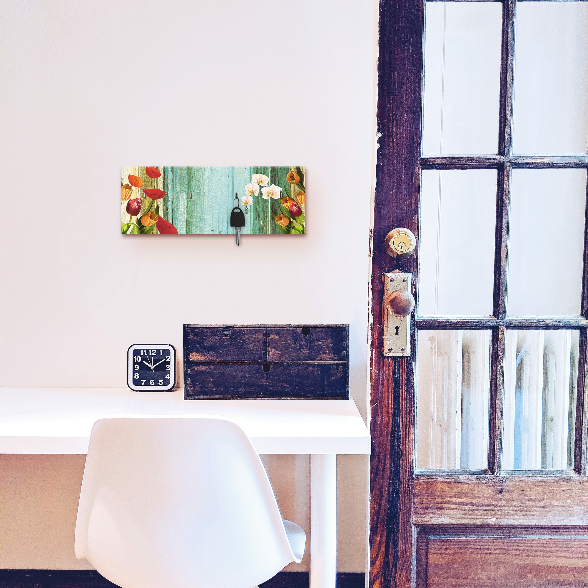 Artland Hakenleiste »Bunte Blumen«, MDF