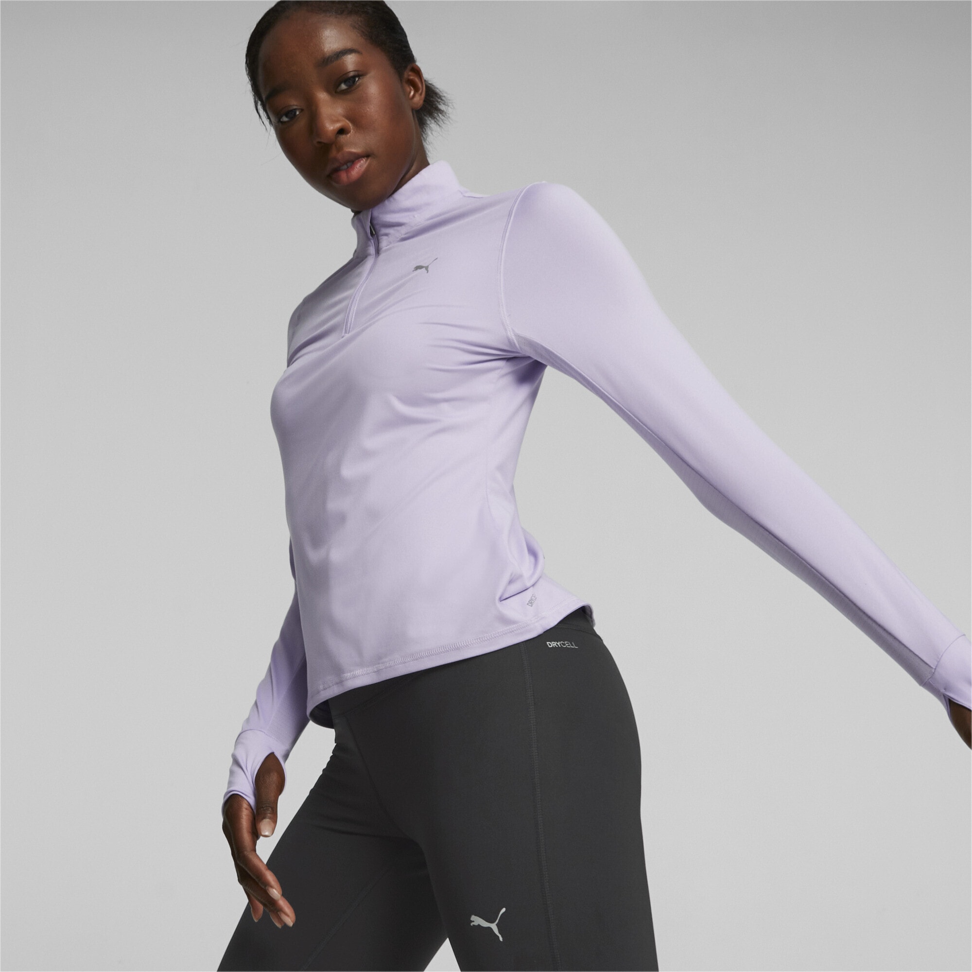 PUMA Sweatshirt | kaufen Damen« Lauftop »Run BAUR Favourite mit Viertelreißverschluss