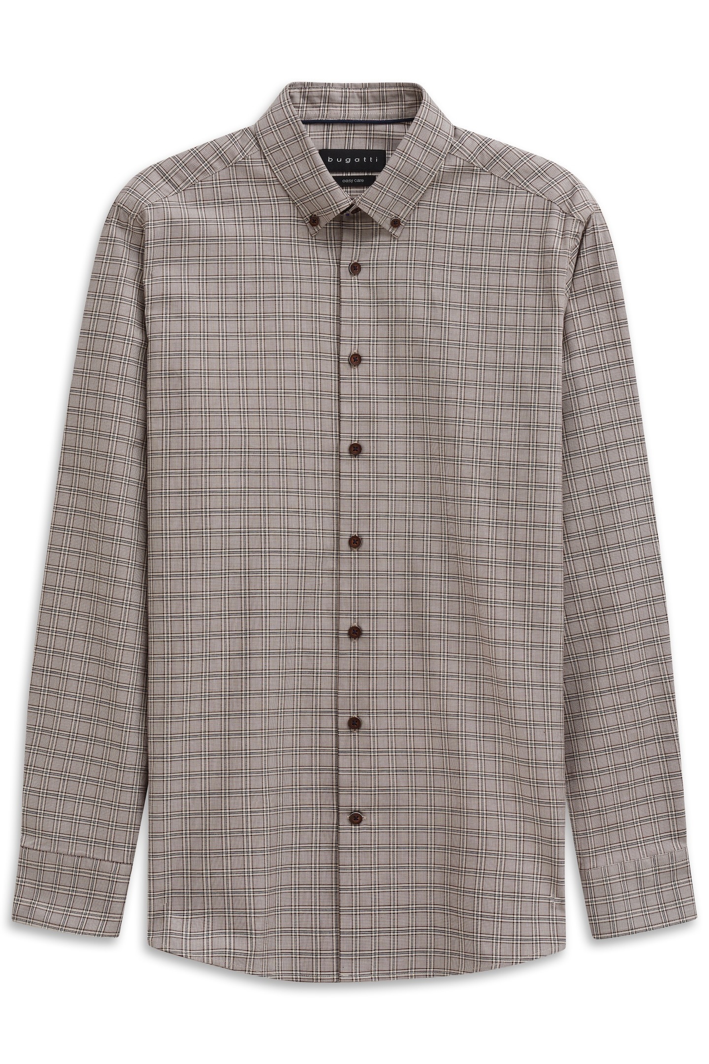Thumbnail - bugatti Langarmhemd "Easy Care" kariert mit Button-Down-Kragen