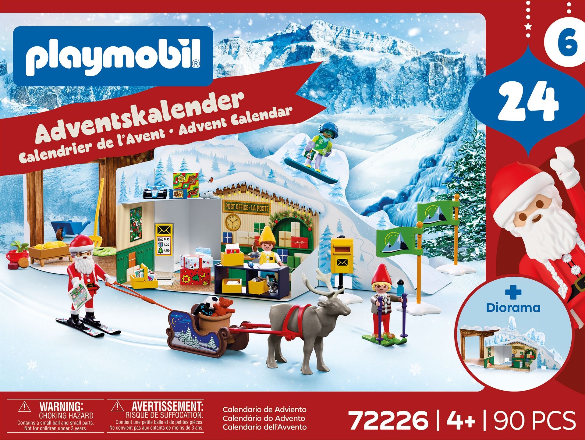 Playmobil® Spielzeug-Adventskalender »Spielbausteine, Am Nordpol (72226), Christmas« ab 4 Jahren Made in Europe