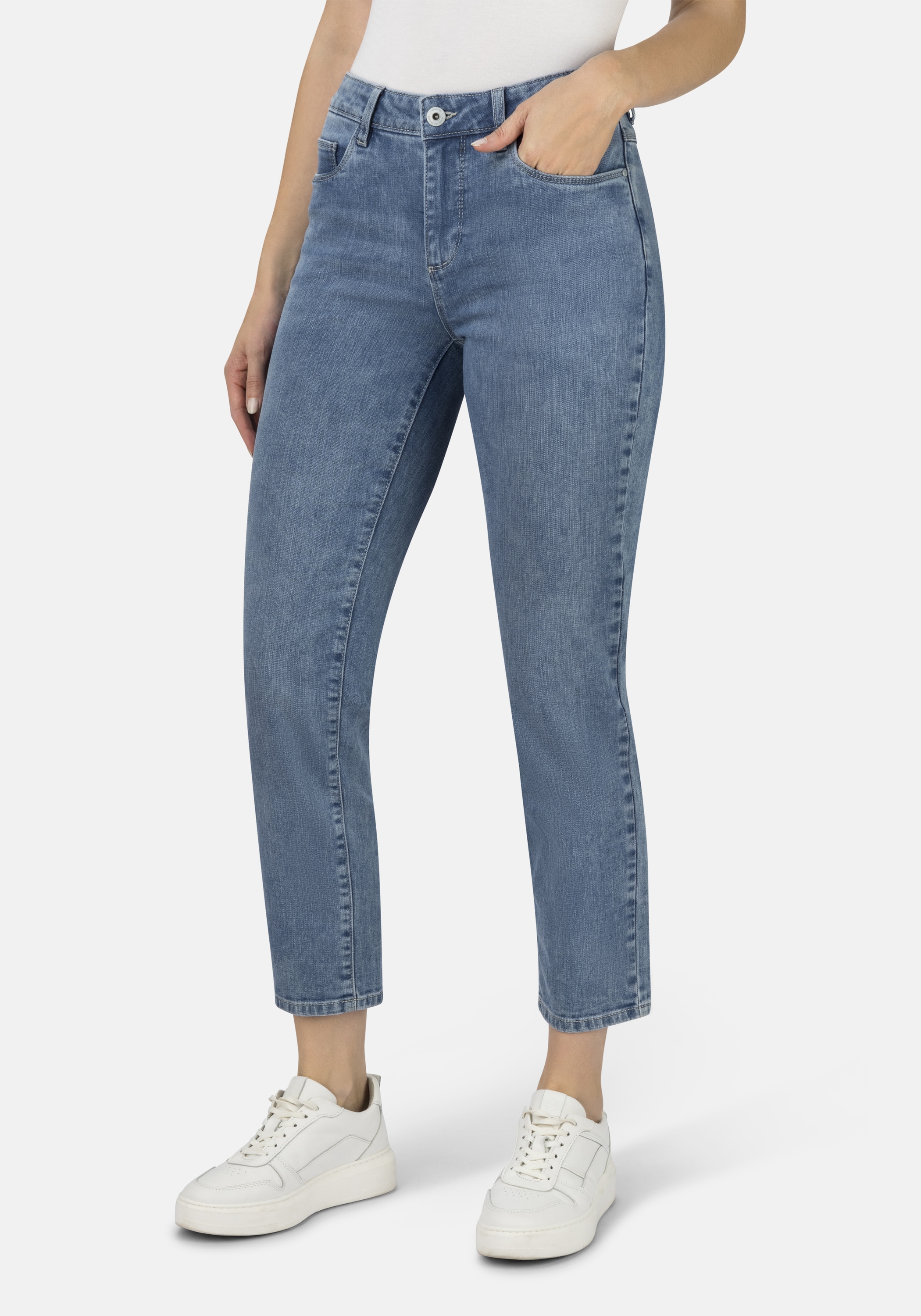 STOOKER WOMEN 5-Pocket-Jeans »Straight Fit Zermatt Denim«, Straight Fit Casual Clean Wash Denim...