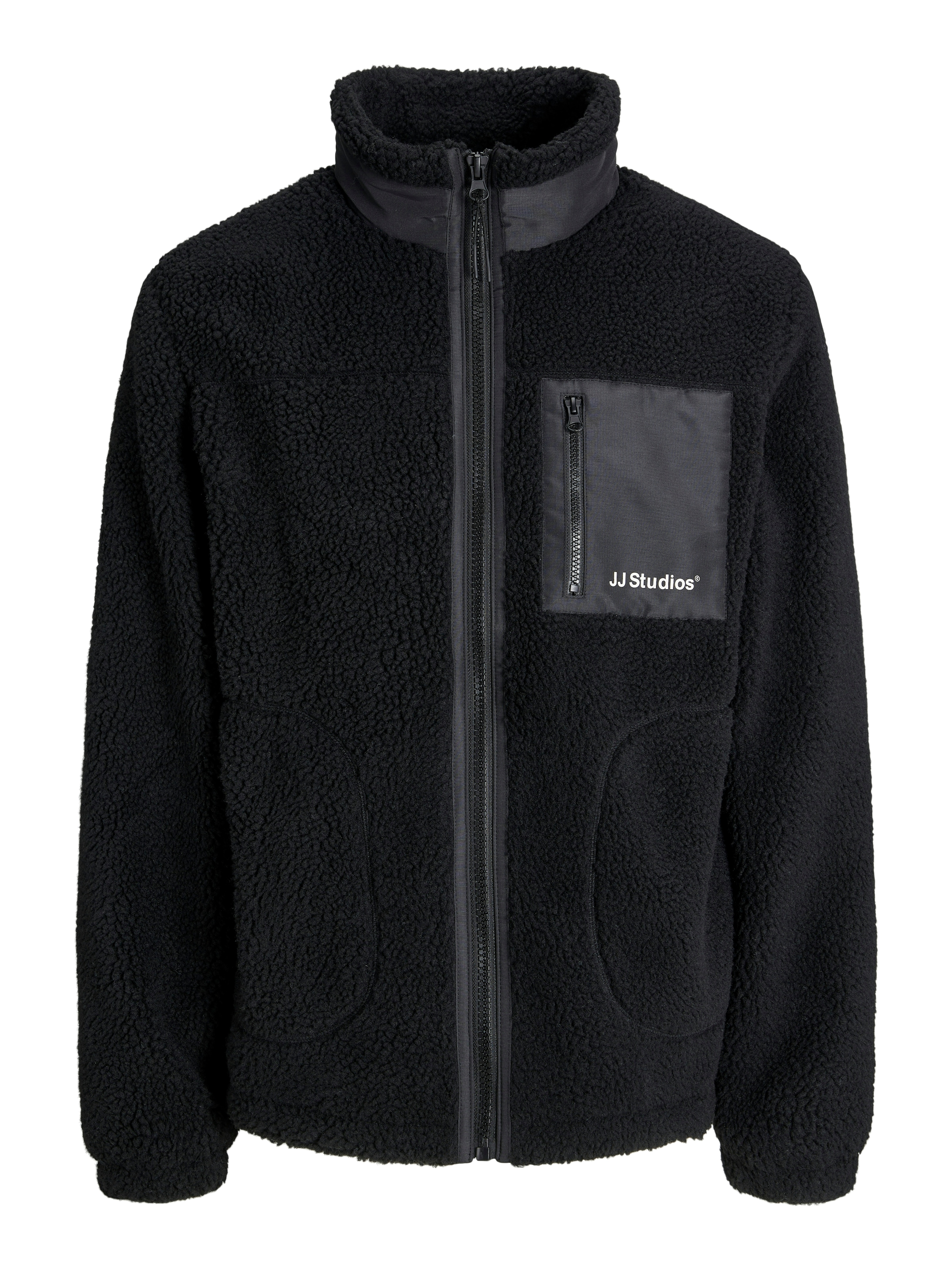 Jack & Jones Fleecejacke »JJESOHO TEDDY JACKET NOOS«, ohne Kapuze