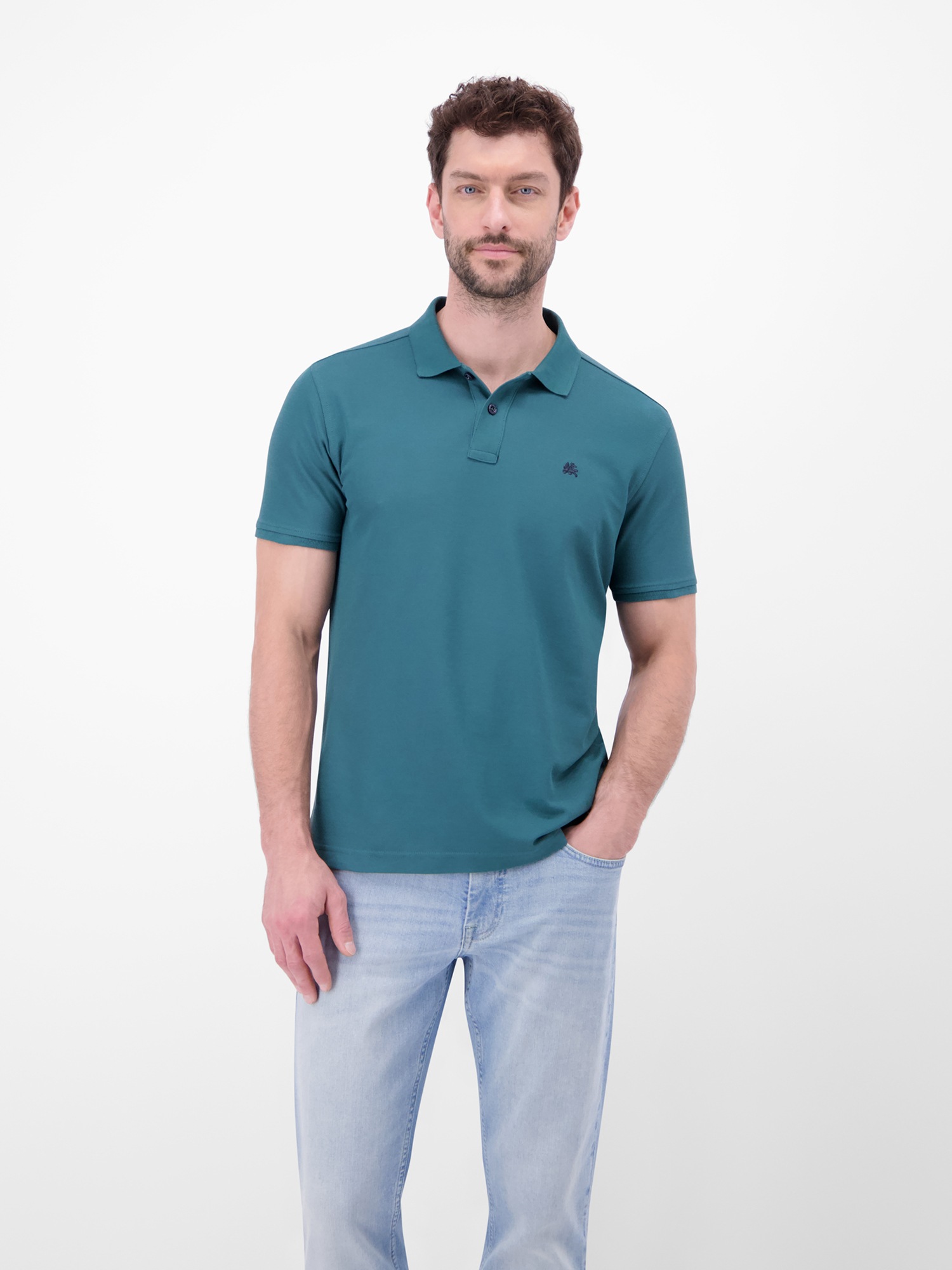 LERROS Poloshirt "Poloshirt, COOL & DRY und Logo-Stitch" Trocknet schnell, günstig online kaufen