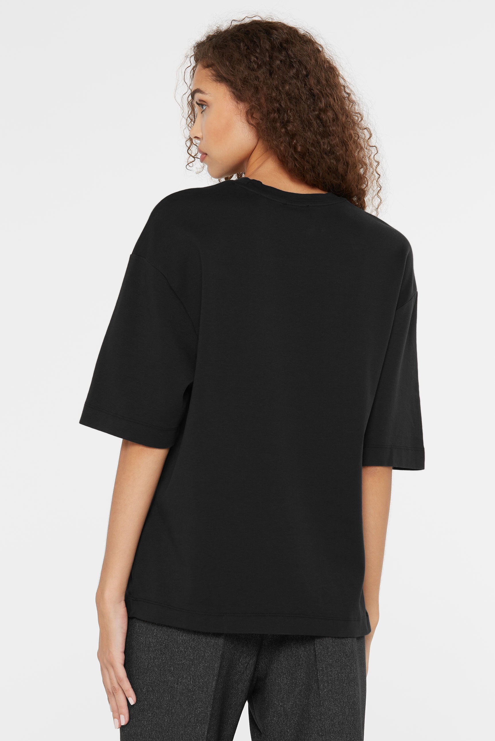 SENSES.THE LABEL Rundhalsshirt aus Baumwolle