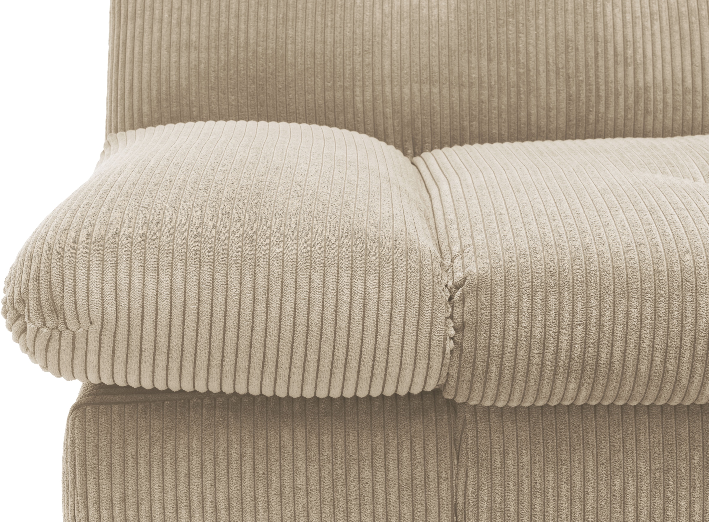 DOMO collection Ecksofa »100031 kompakte Stellmaße, komfortabel und bequem, L-Form«, wahlweise mit Bettfunktion und Armteilverstellung. Breite 234cm