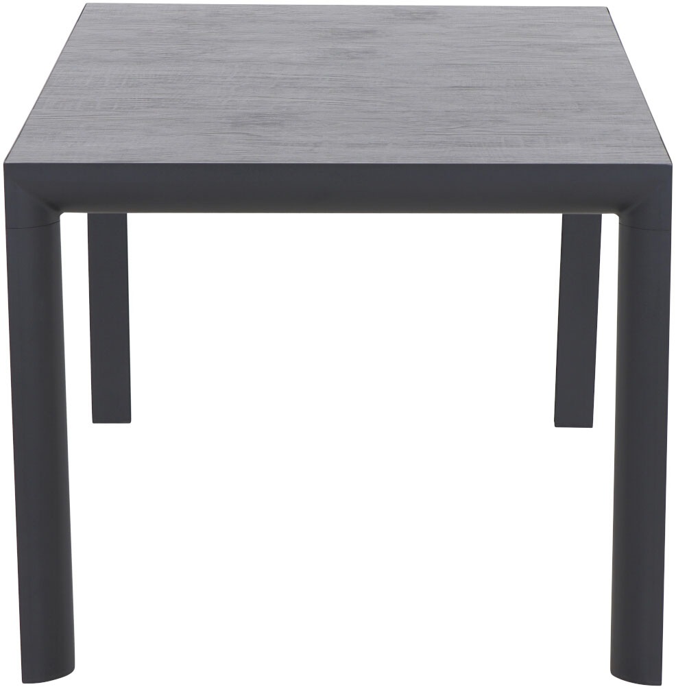 Siena Garden Gartentisch »SILVA Tisch 140x90cm matt anthrazit/wood-grey« Aluminiumgestell matt anthrazit, Tischplatte aus Keramik in wood grey