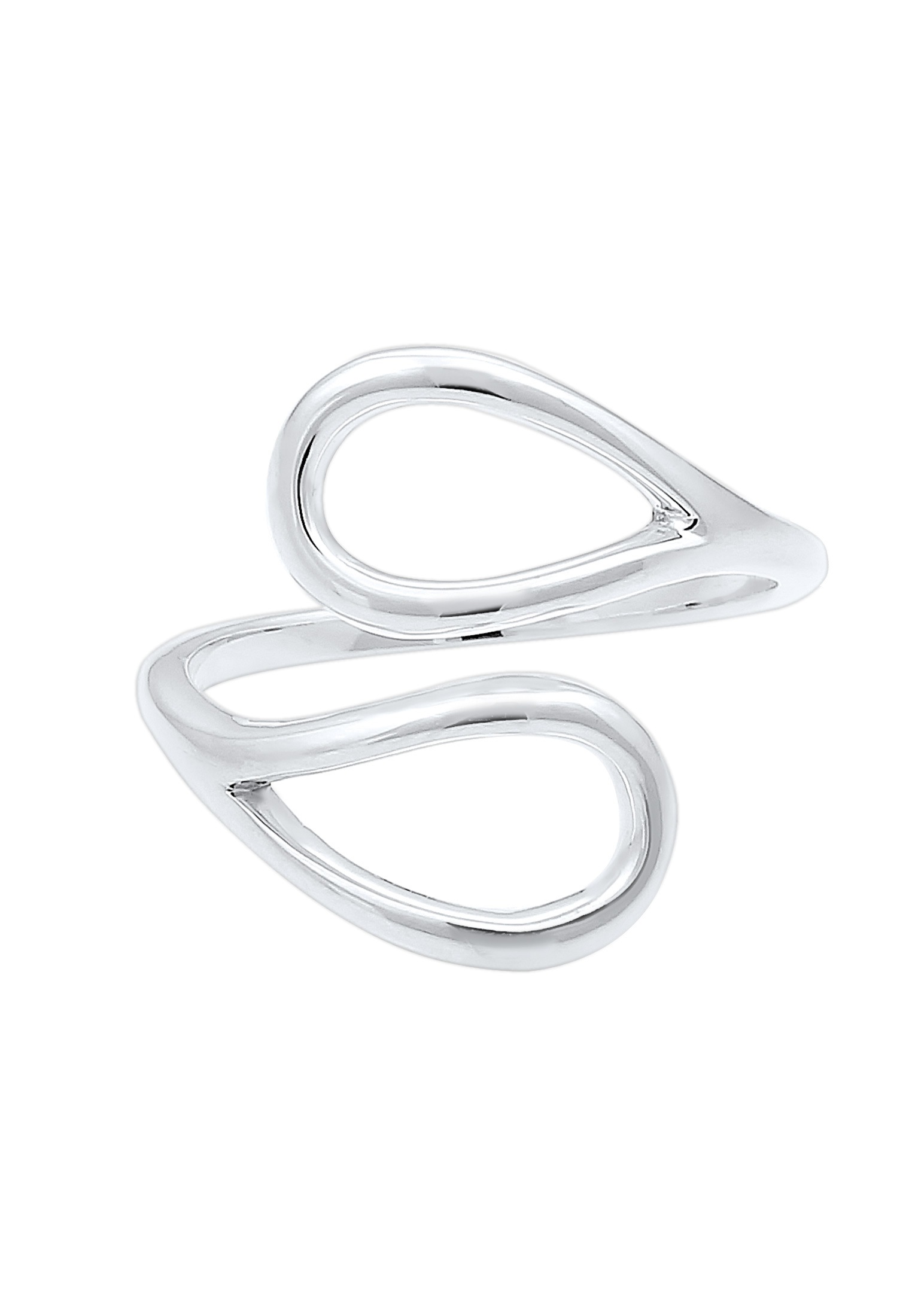 Elli Fingerring »Tropfen Offen Verstellbar 925 Sterling Silber«