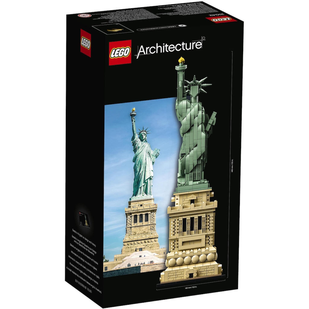 LEGO® Konstruktionsspielsteine »Freiheitsstatue (21042), LEGO® Architecture«, (1685 St.)