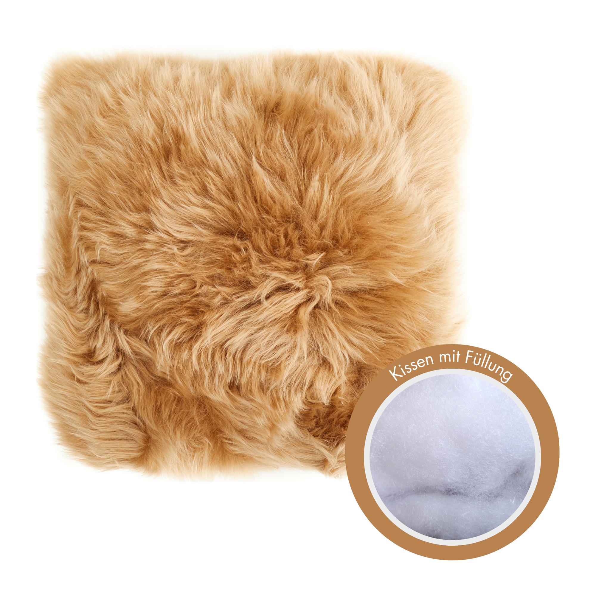 LUXOR living Fellkissen "Dekokissen Namika" Dekokissen, eckig, 35x35 cm, ec günstig online kaufen