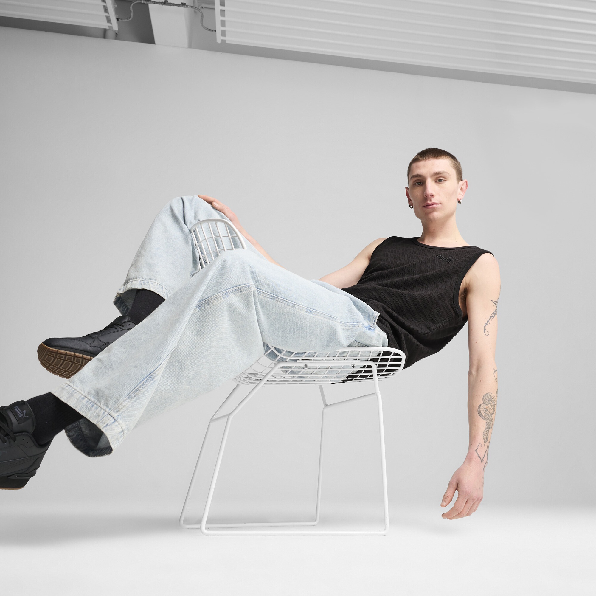 PUMA Tanktop »Essentials Elevated Strukturiertes Tanktop Herren«