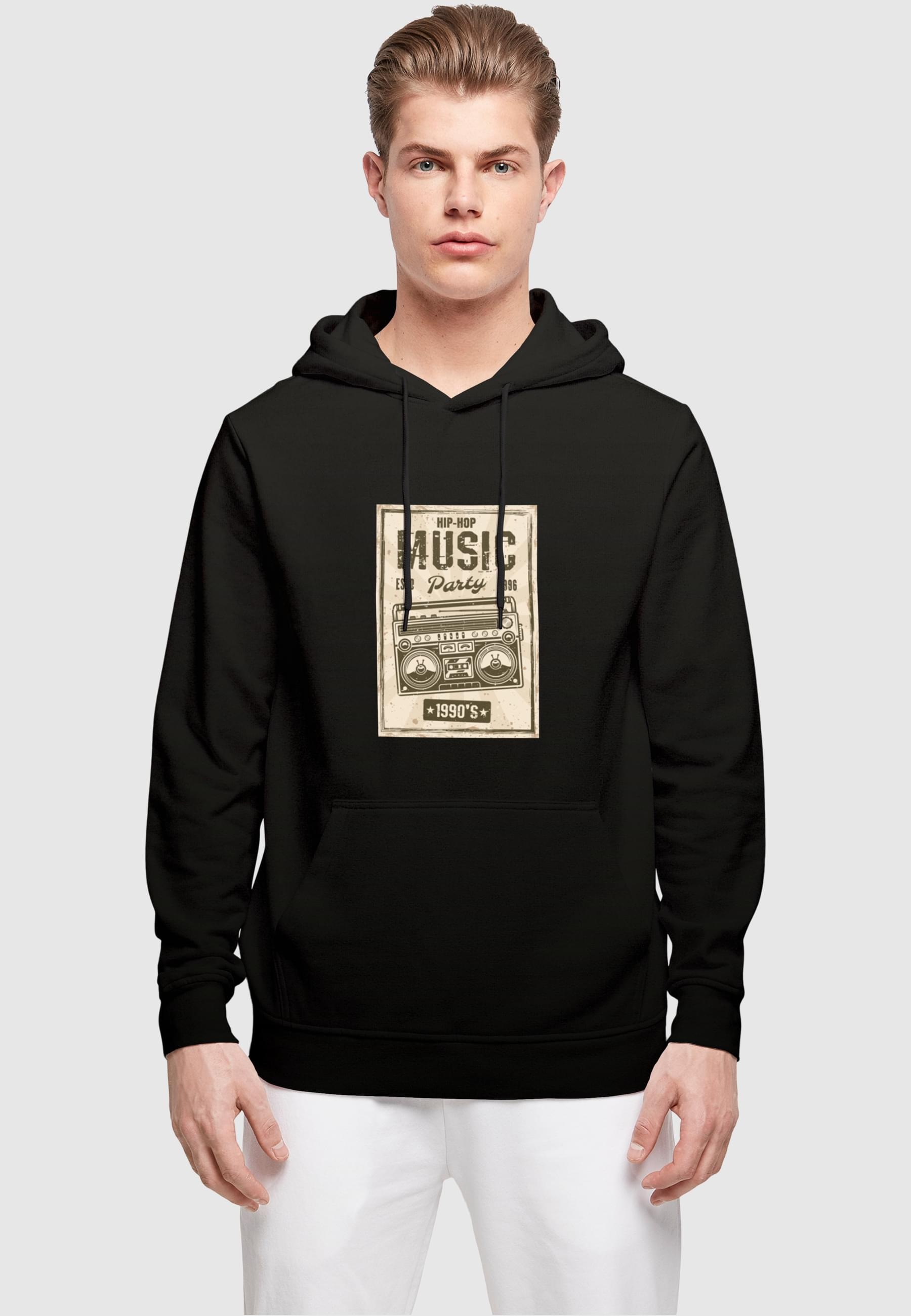 MisterTee Kapuzensweatshirt »MisterTee Herren Retro Boom Basic Hoody«