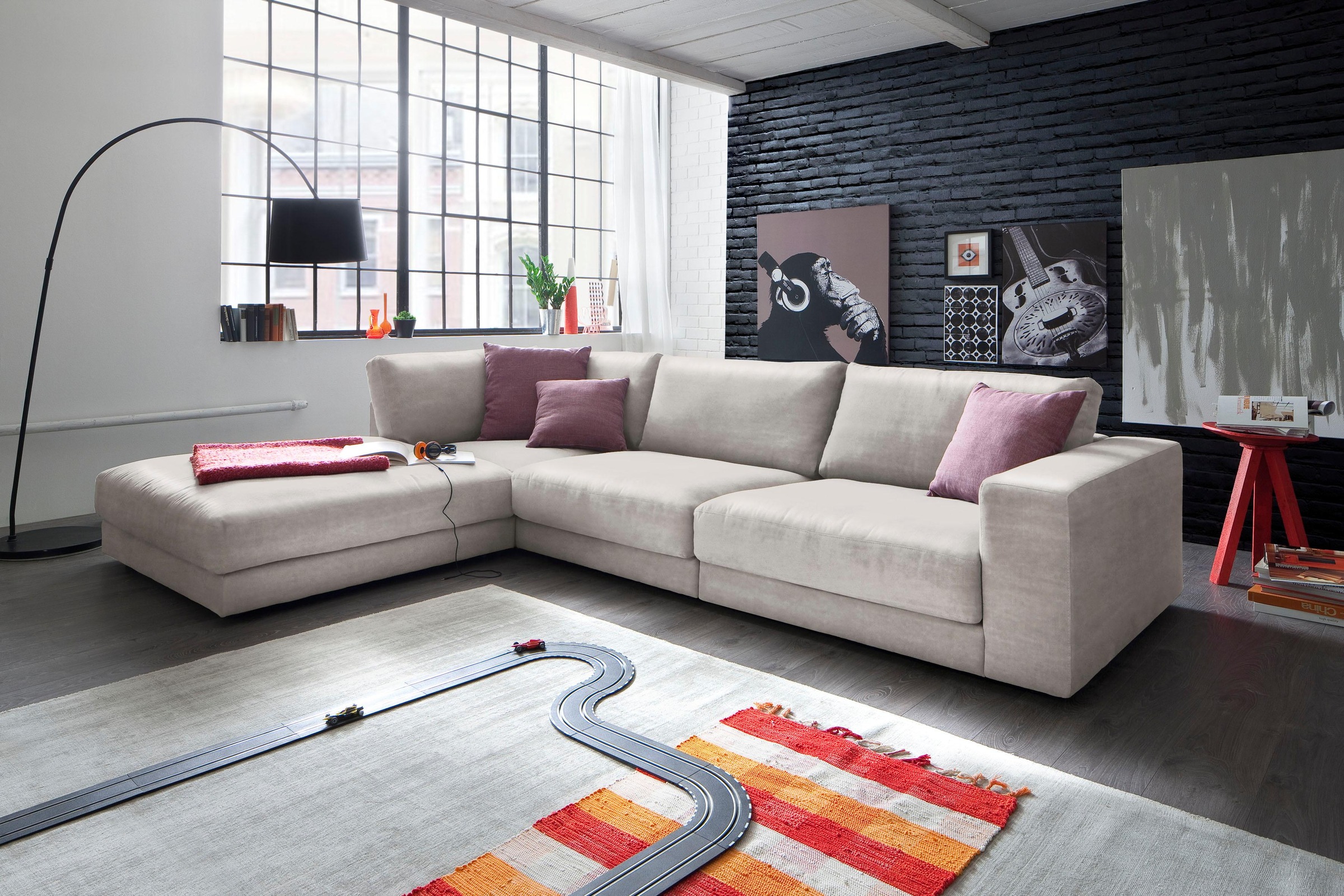 3C Candy Ecksofa »Enisa II L-Form«, bestehend aus Modulen, daher auch individuell aufstellbarbar