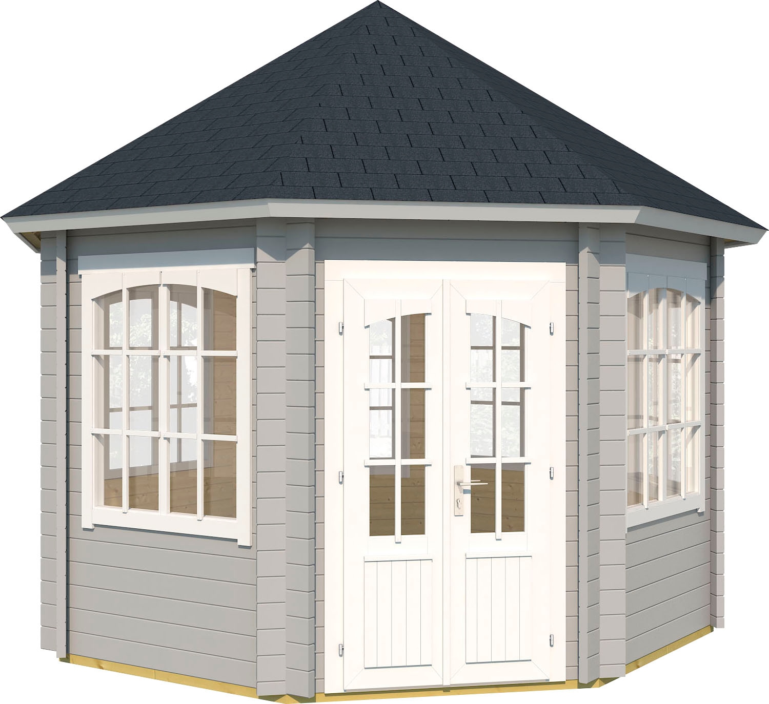 LASITA MAJA Pavillon "Jamaica" BxT: 389,4x389,4 cm, Fichtenholz