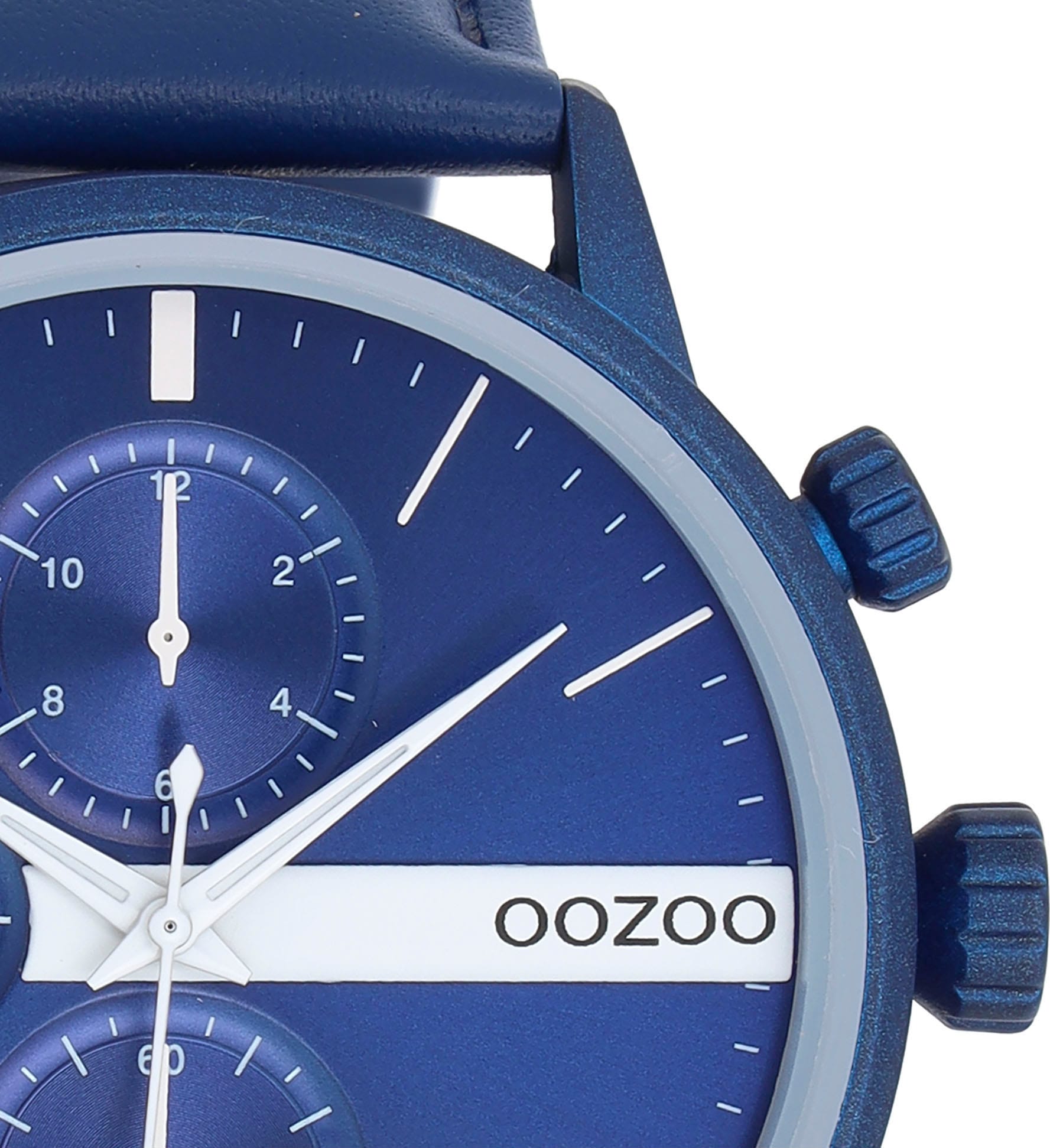 OOZOO Quarzuhr, Armbanduhr, Damenuhr, Herrenuhr, Lederarmband, analog