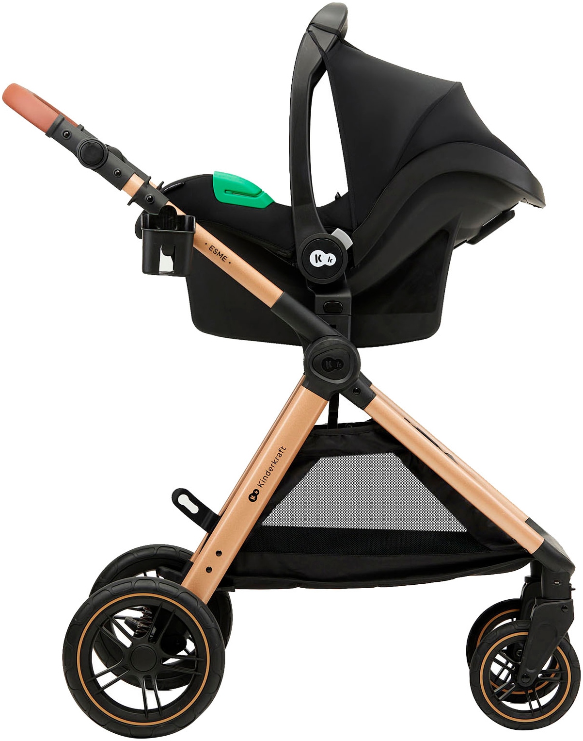 Kinderkraft Kombi-Kinderwagen »ESME 3IN1«, 22 kg, inkl. Babyschale