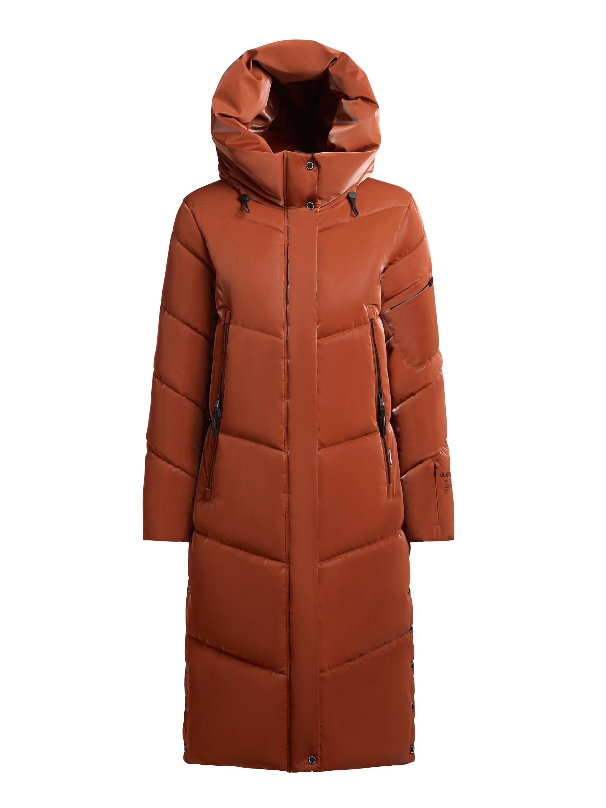 khujo Wintermantel »Pulset Shiny« Winter Steppmantel aus einem auffällig glänzendem Material