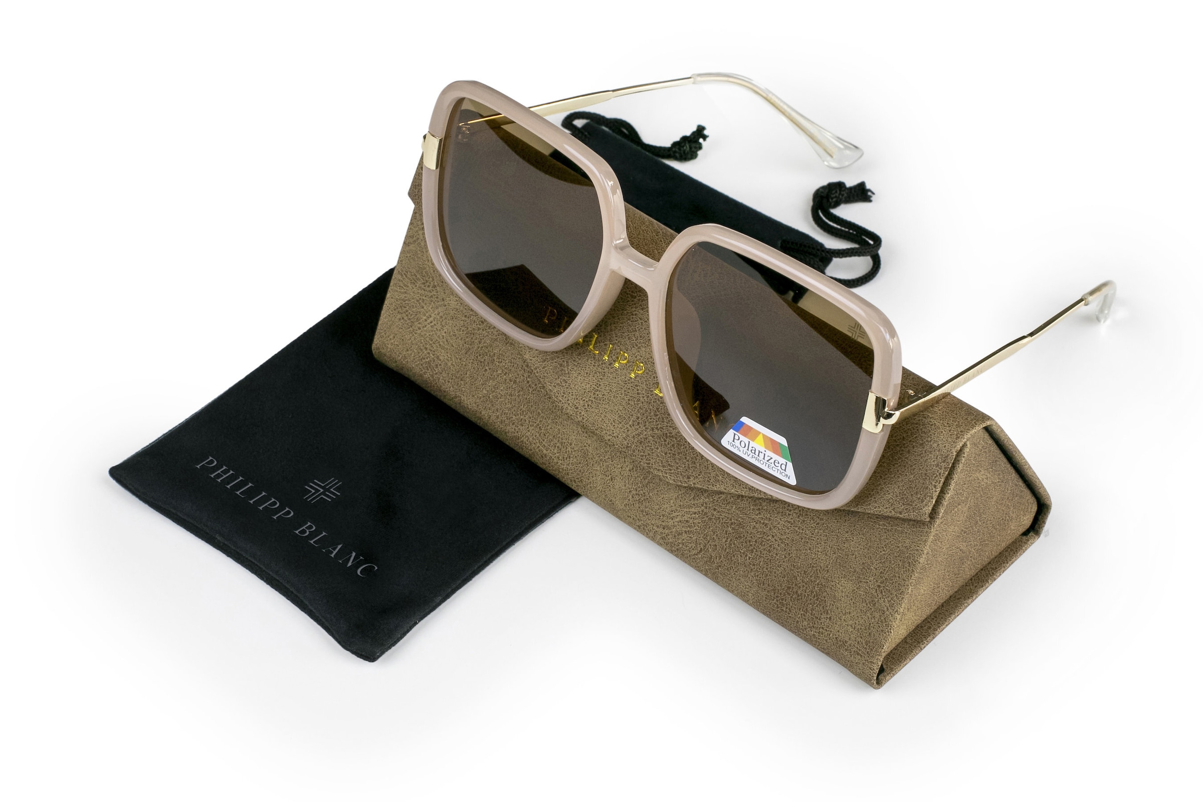 PHILIPP BLANC Sonnenbrille »PA03-03« Glass 0.74MM Polarized Lens UV400，CAT3.0