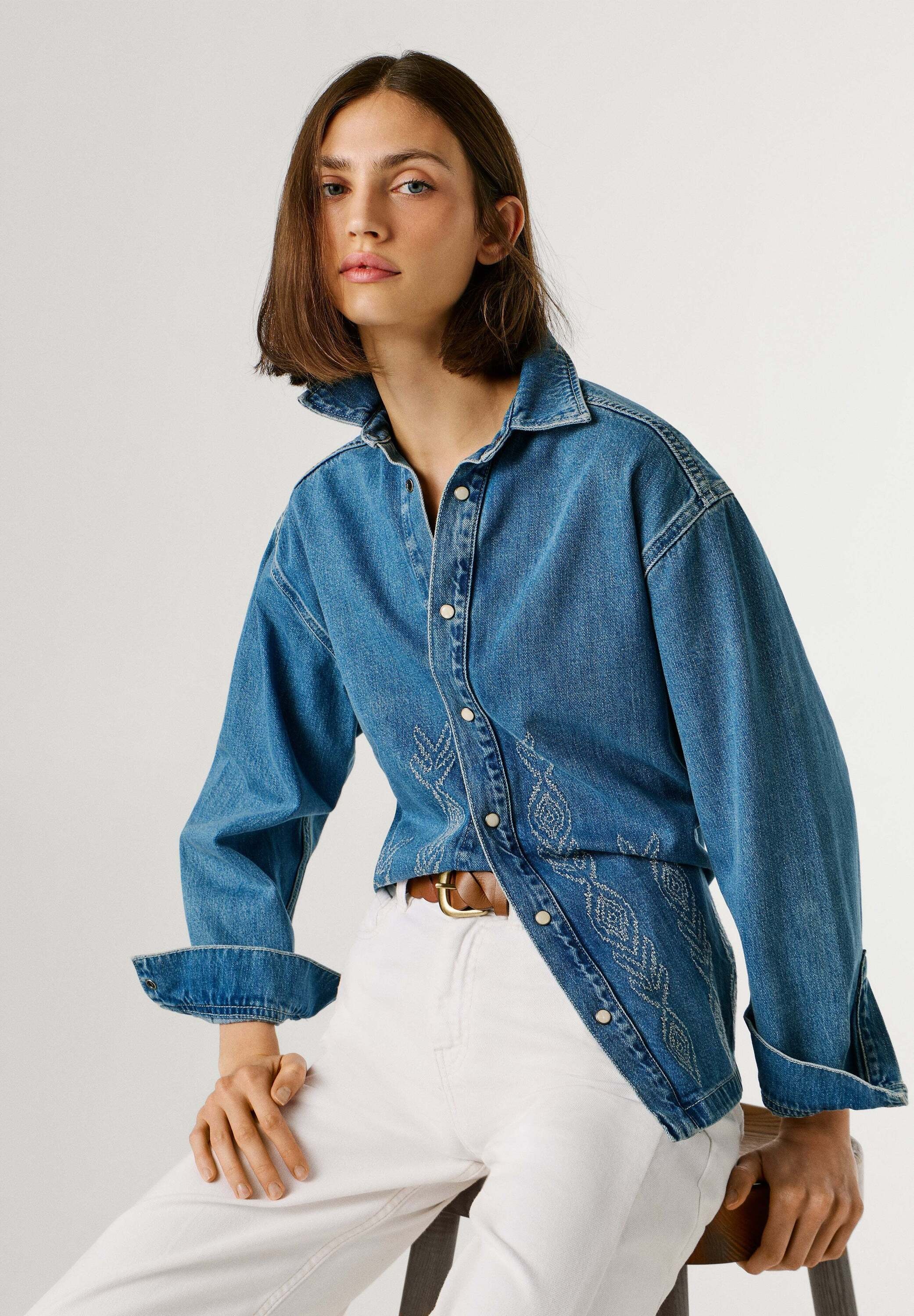 Pepe Jeans Funktionsshirt »shirt ELLEN IKAT«