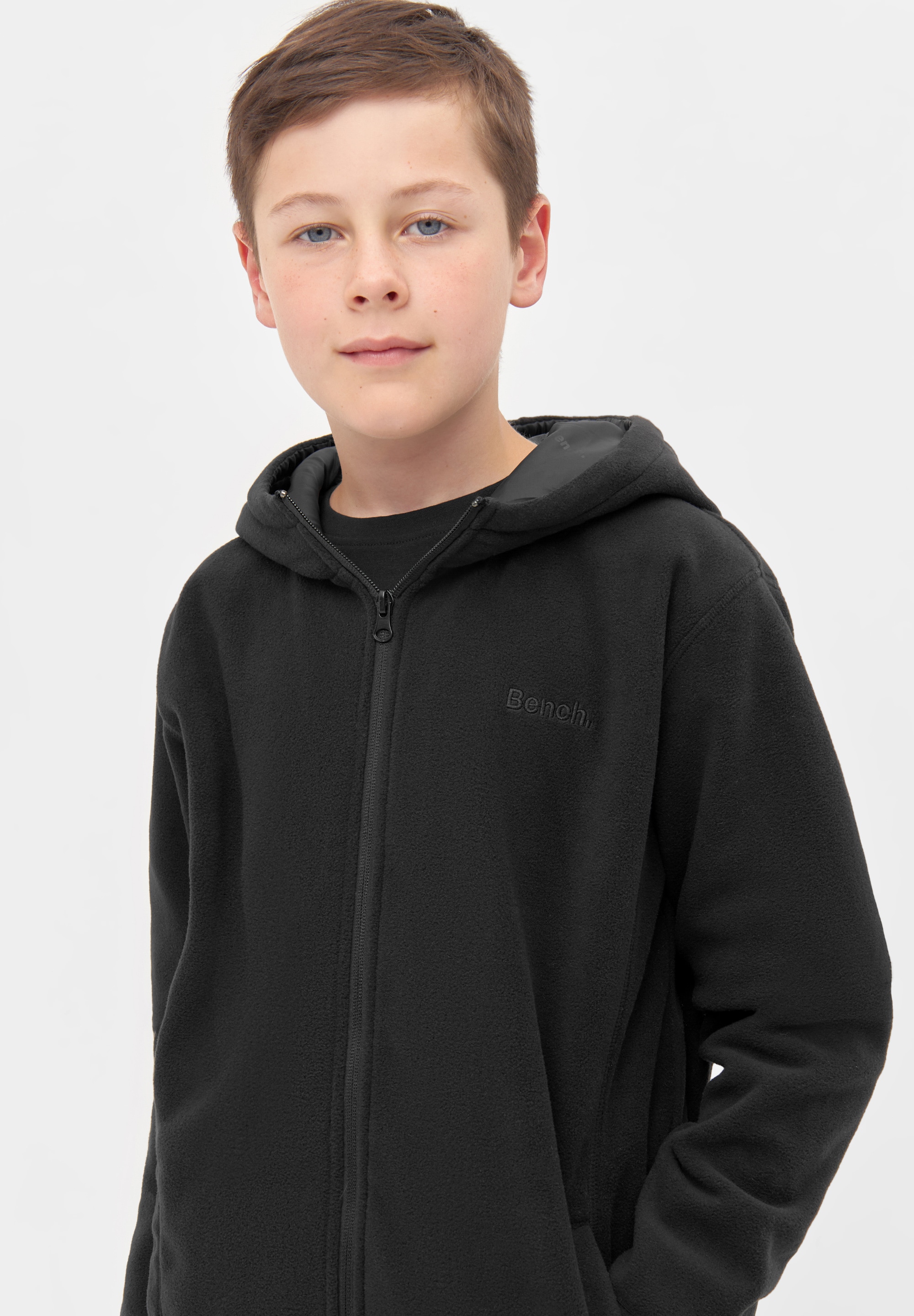 Fleecejacke Kapuze, B«, online | bestellen Bench. BAUR ohne Stylisch »DRAKEN