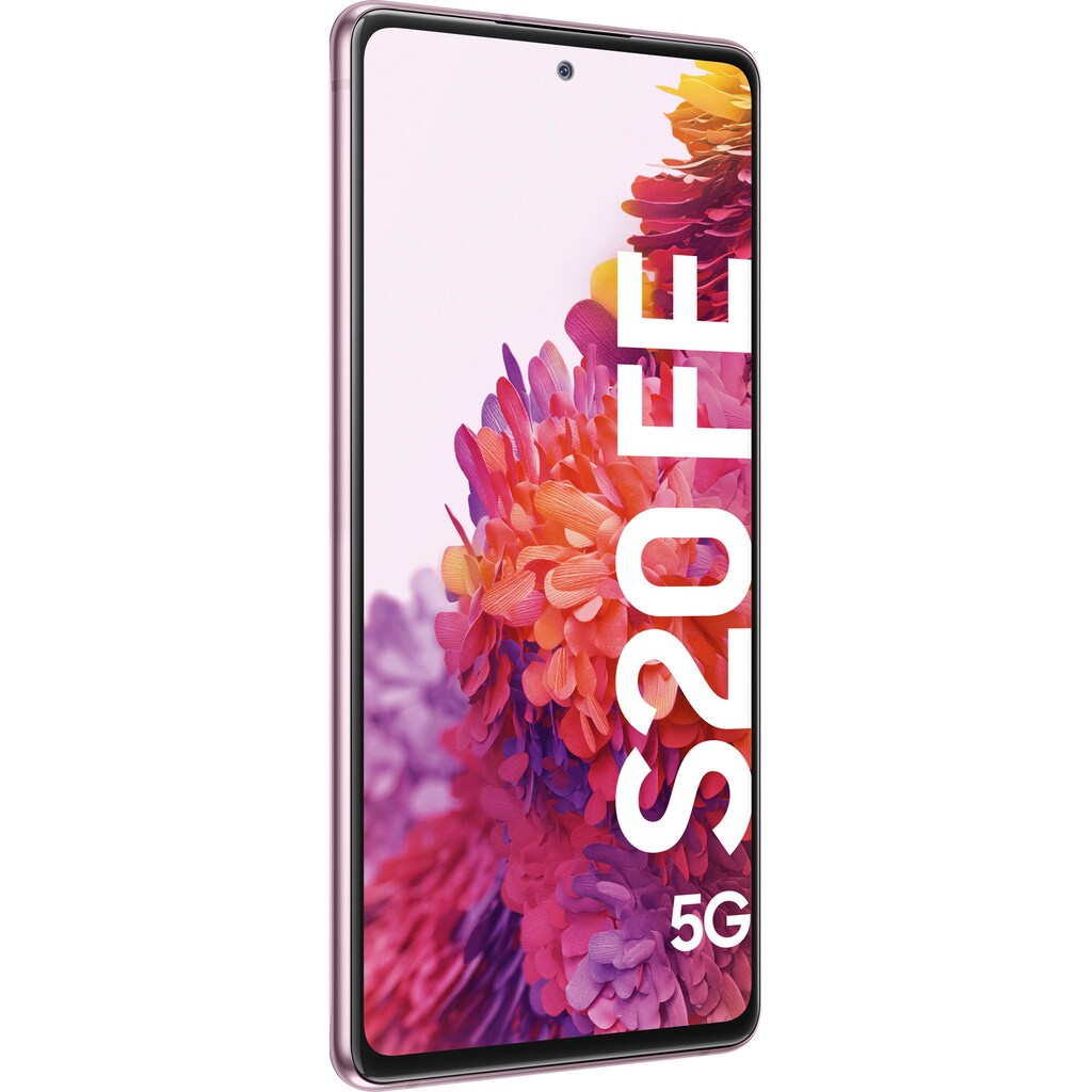 Samsung Smartphone »Galaxy S20 FE 5G«, Cloud Lavender, 16,4 cm/6,5 Zoll, 128 GB Speicherplatz, 12 MP Kamera