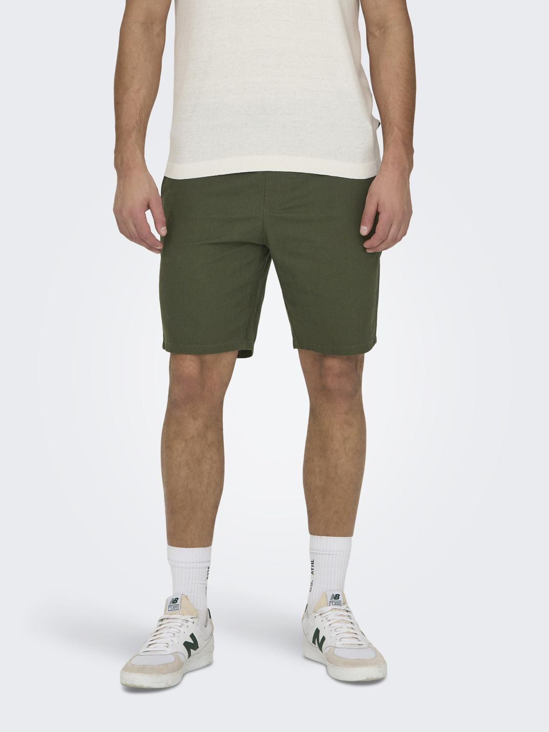 ONLY & SONS Shorts "ONSLINUS 0007 COT LIN SHORTS NOOS" günstig online kaufen