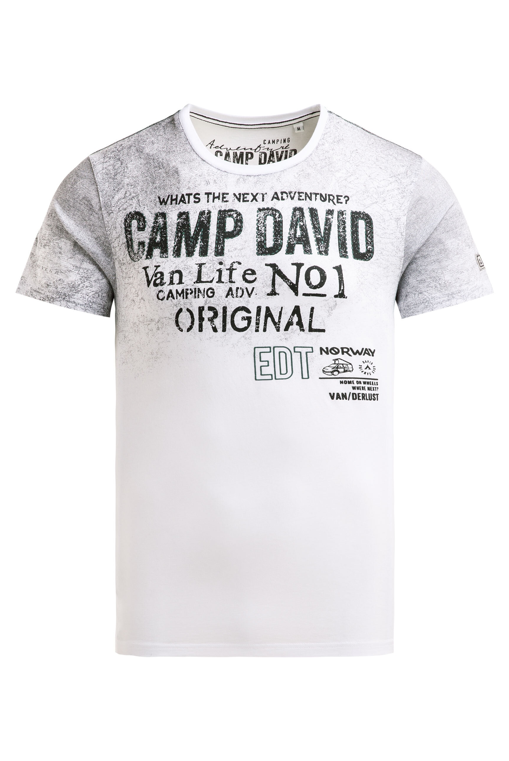 CAMP DAVID Rundhalsshirt aus Baumwolle