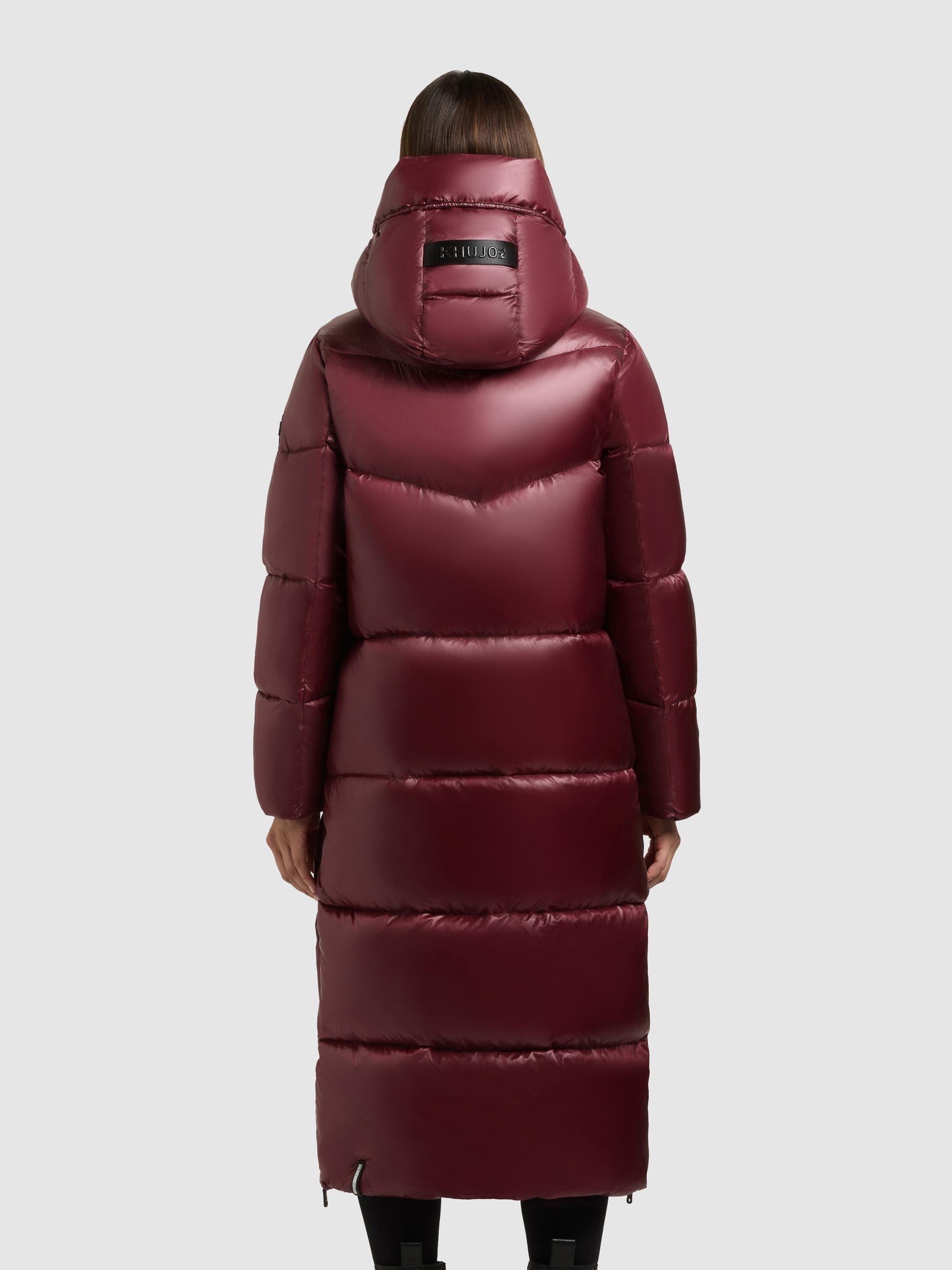 khujo Steppmantel »Tonia« Extralanger Damen Wintermantel mit Rucksack-Trägern