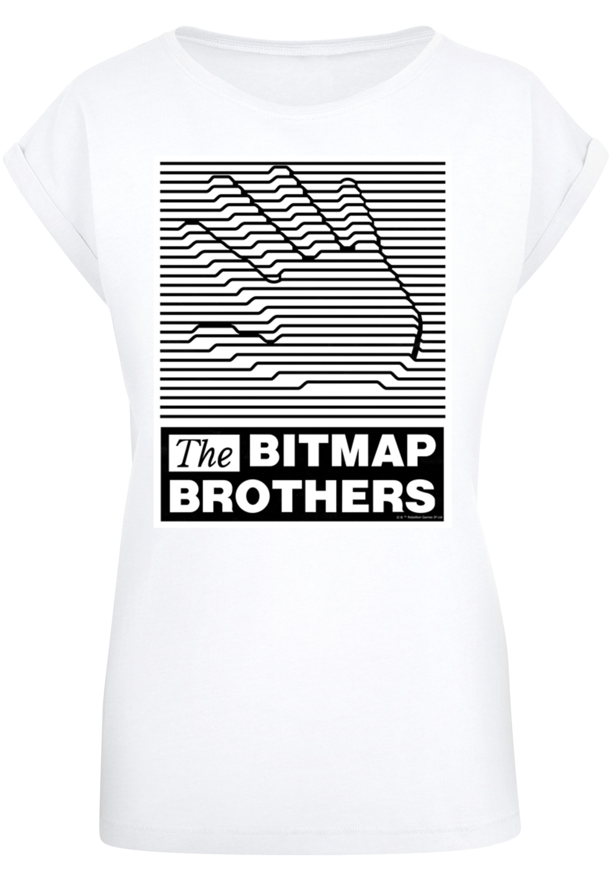 F4NT4STIC T-Shirt »Retro Gaming Bitmap Bros«, Print