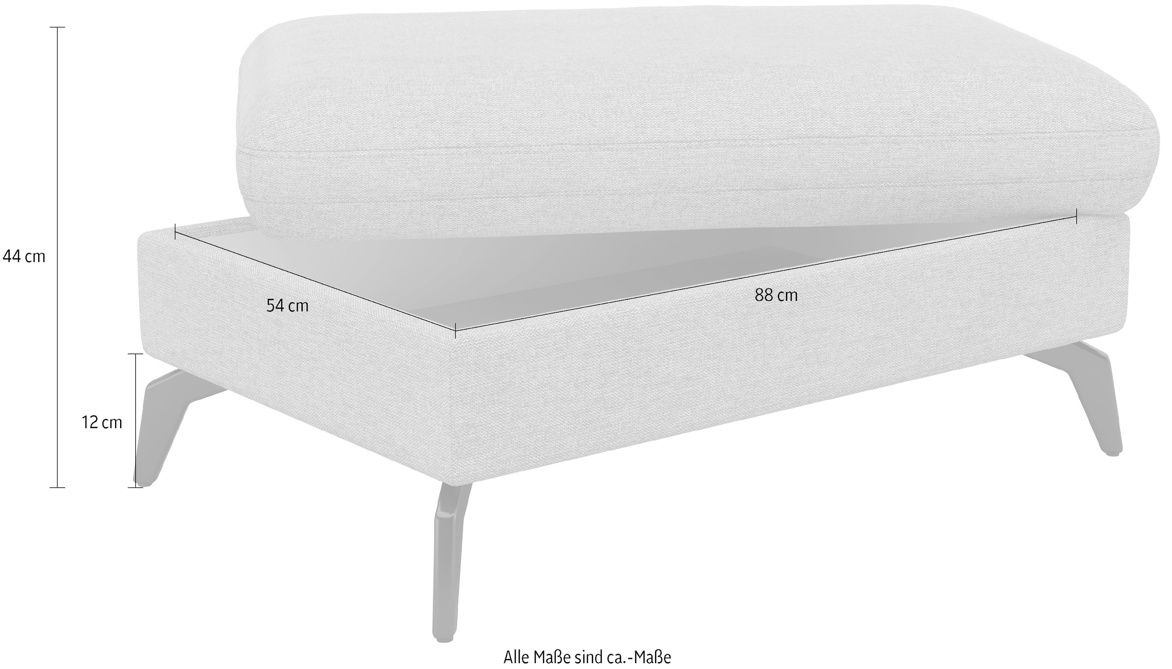 sit&more Stauraumhocker »Morris Jubi«, mit praktischen Stauraum