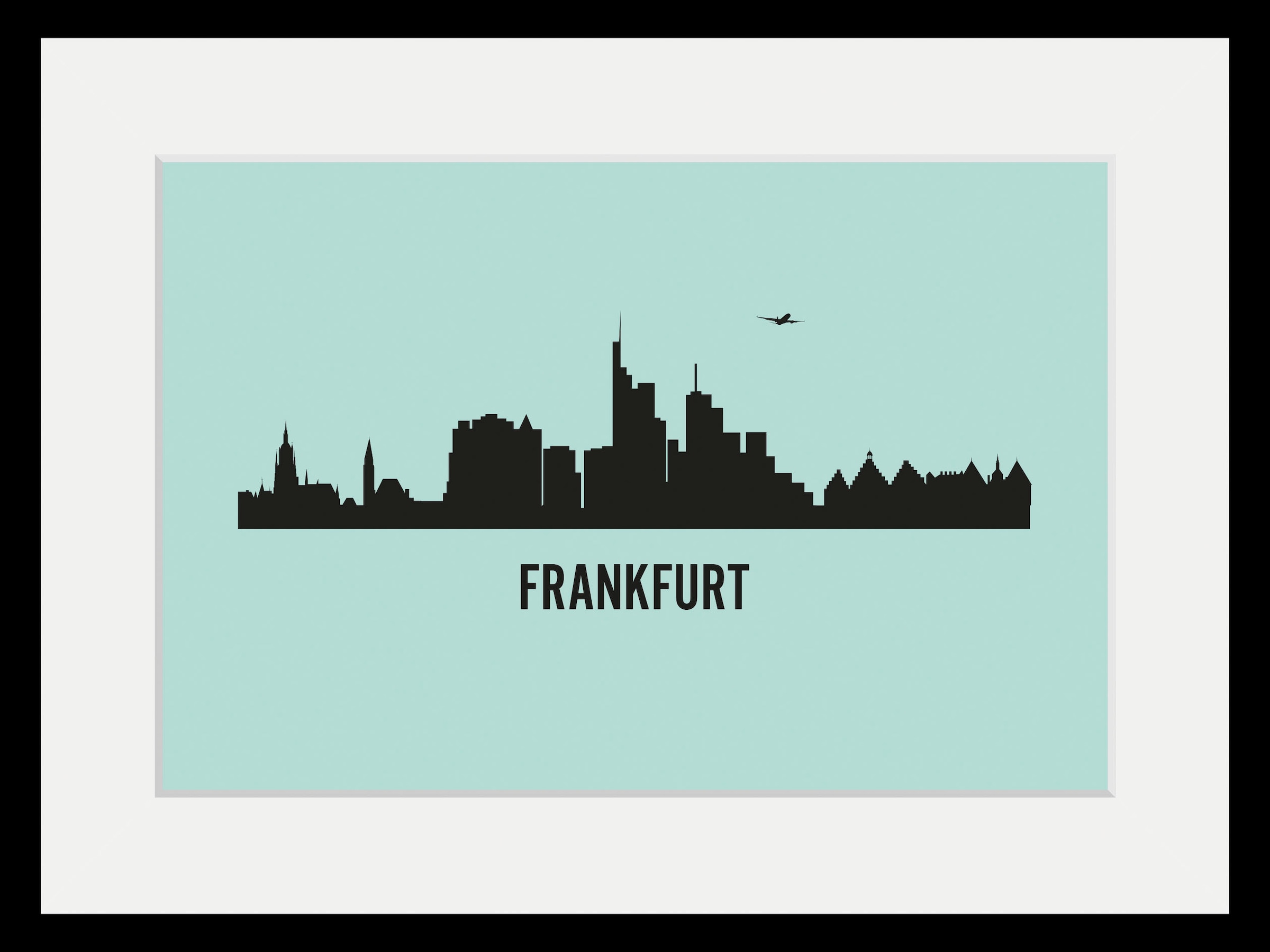 queence Bild "Frankfurt Skyline", Städte-Stadt-Deutschland-Kirche-Gebäude-S günstig online kaufen