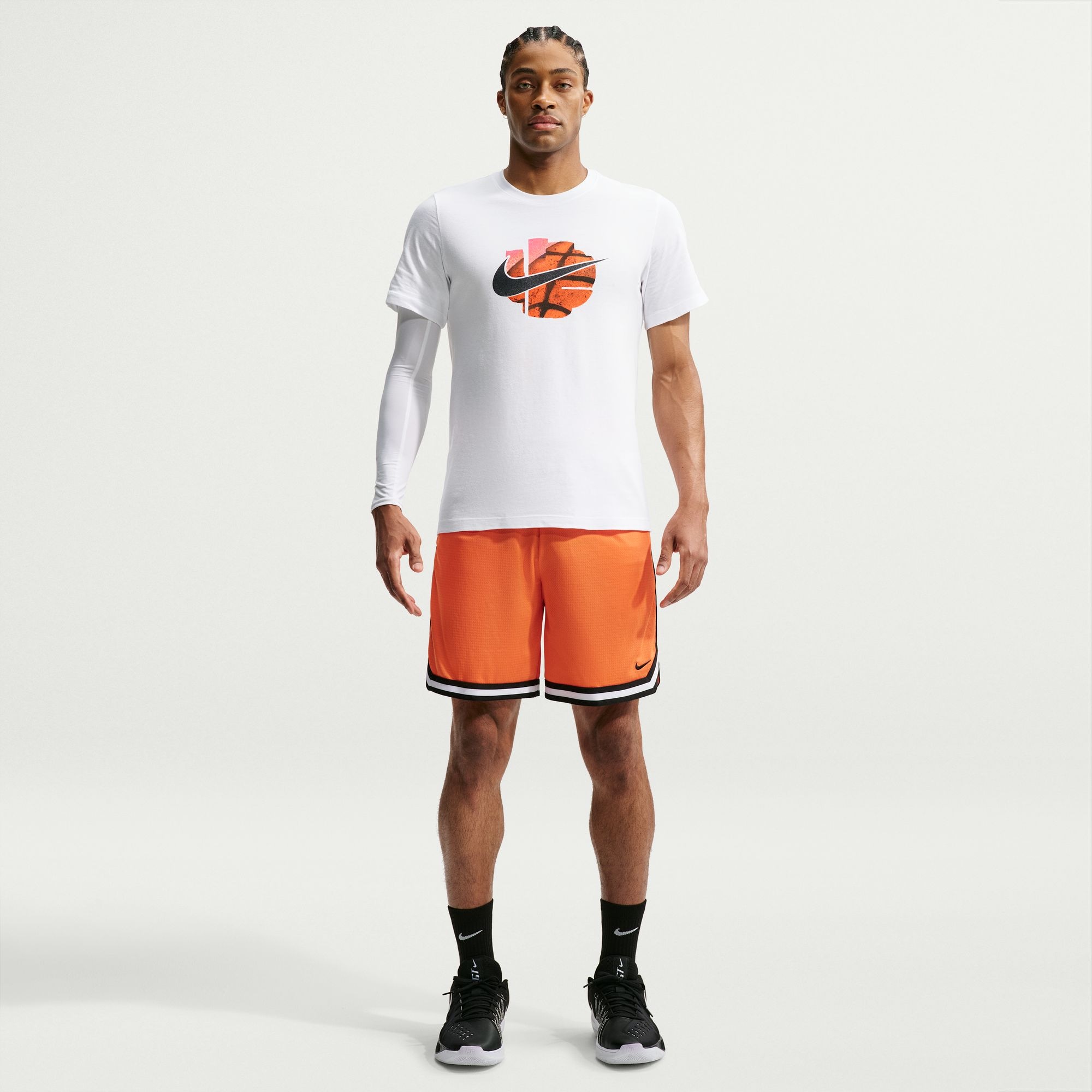 Nike T-Shirt »Nike Men's Basketball T-Shirt« mit Rundhalsausschnitt, aus Baumwolle, normale Länge