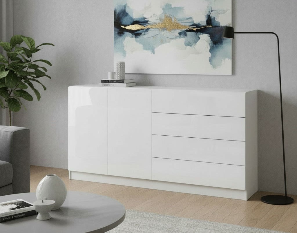 borchardt Möbel Kommode "Vaasa, Breite 152cm, Höhe 79cm, grifflos"