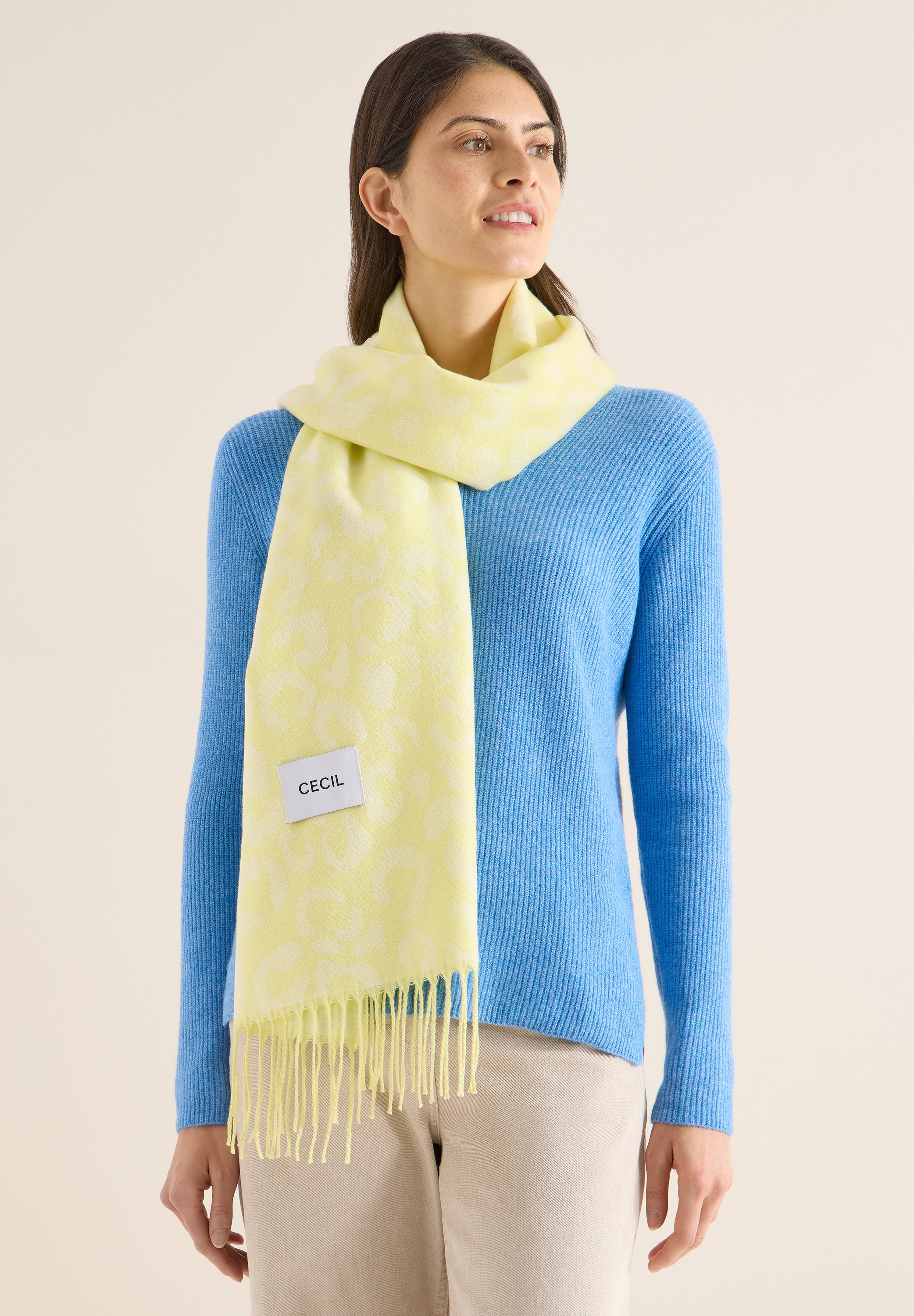 Cecil Schal mit Fransen am Saum günstig online kaufen