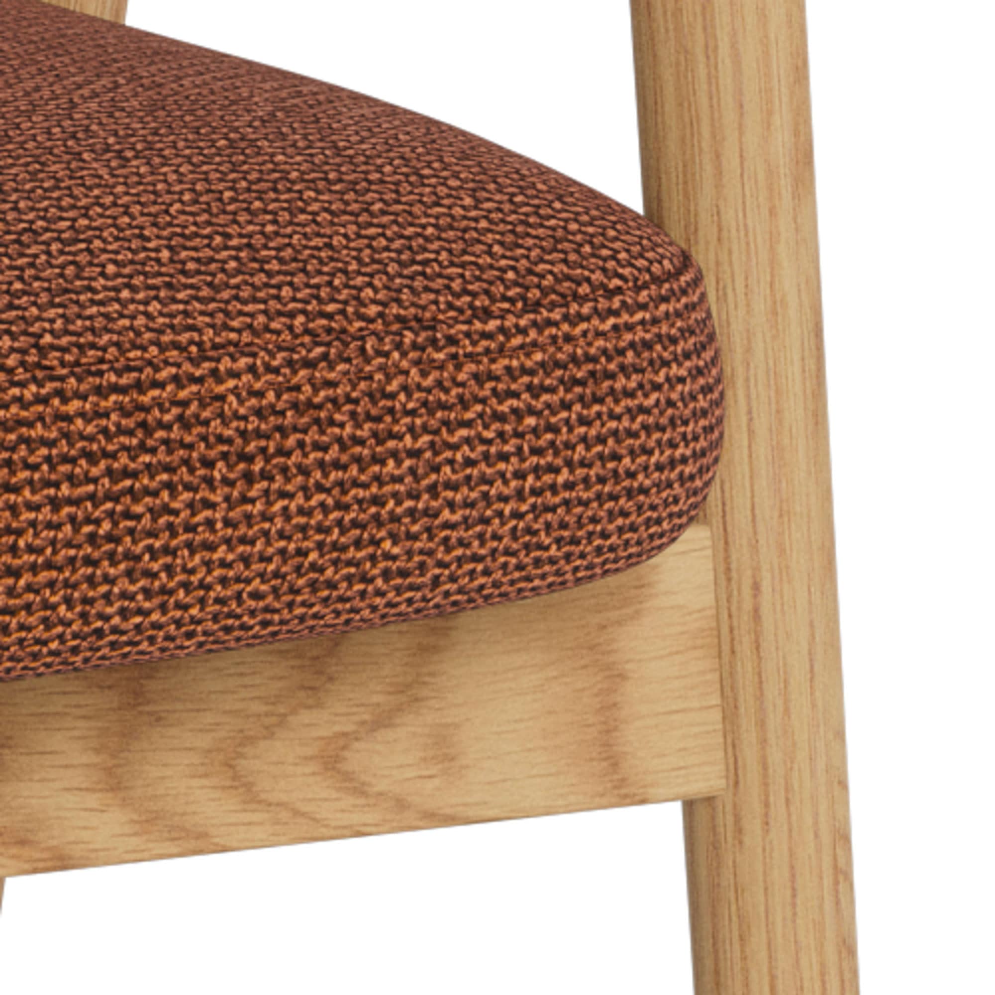 ACTONA GROUP Esszimmerstuhl »Polsterstuhl« () 2 Stk.Stuhl mit Armlehnen, terracotta, Verpackungseinheit 2