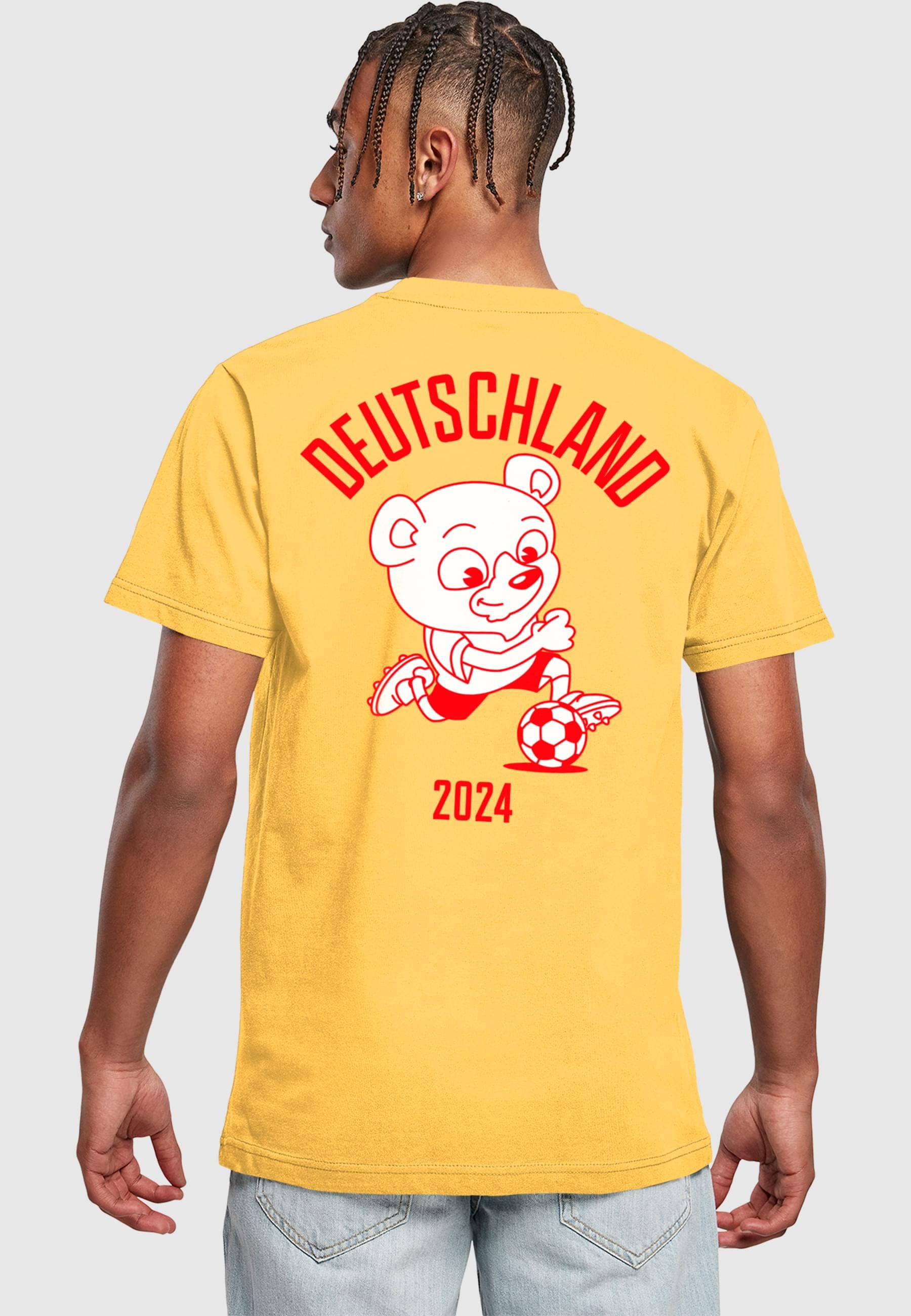 MisterTee T-Shirt »MisterTee Solid Football Bear Tee«, (1 tlg.)