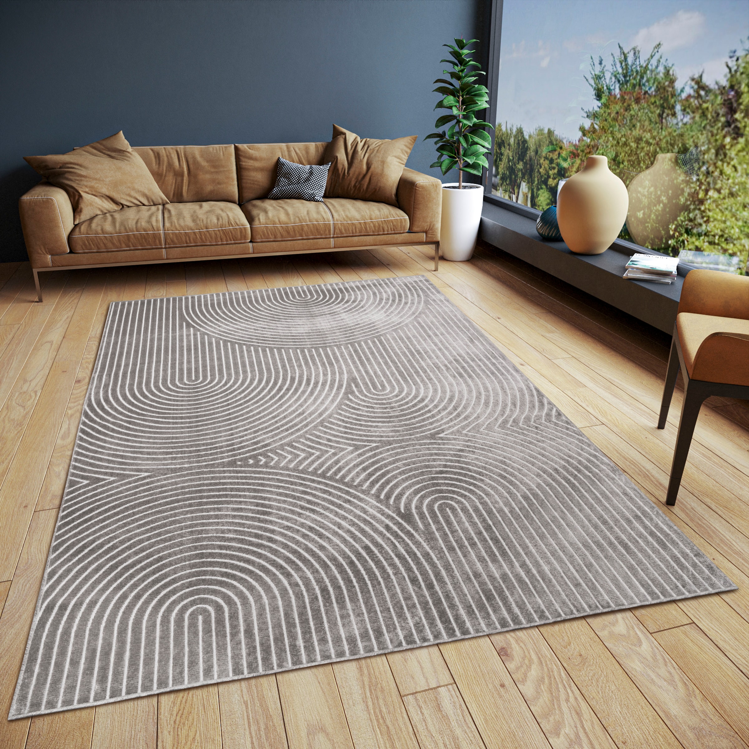 HANSE Home Teppich »Faron«, 3D Boho, Flur rechteckig, Effekt, Schlafzimmer, BAUR Skandi, | Wohnzimmer, Kurzflor