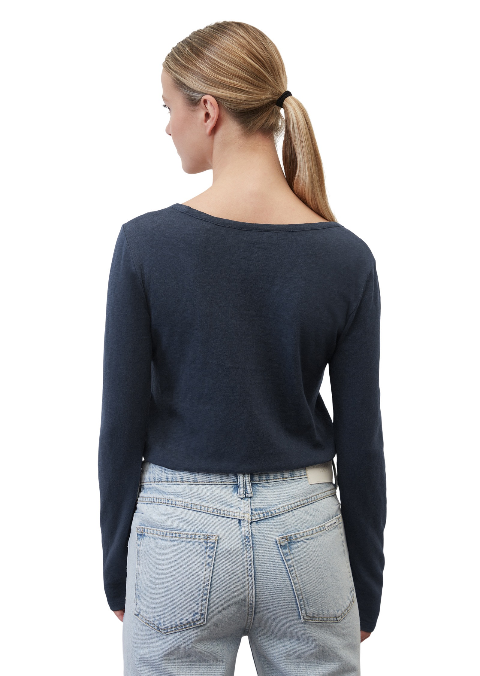 Marc O'Polo DENIM Langarmshirt »aus Heavy Cosy Slub Jersey«