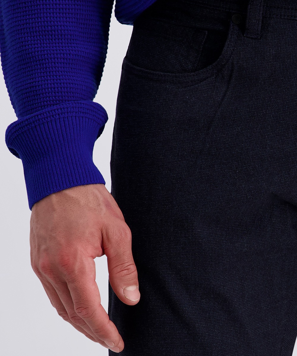 Thumbnail - Pierre Cardin 5-Pocket-Hose "PC-Lyon" fein gemusterst